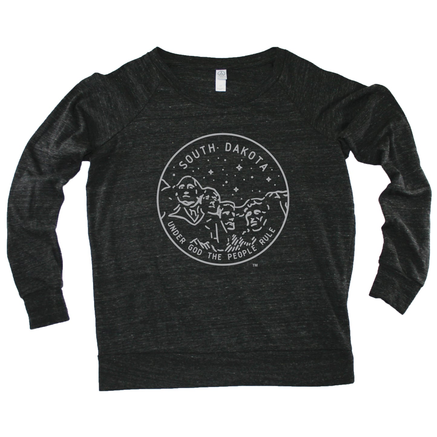 SOUTH DAKOTA LADIES' SLOUCHY | STATE SEAL | UNDER GOD THE PEOPLE RULE - My State Threads