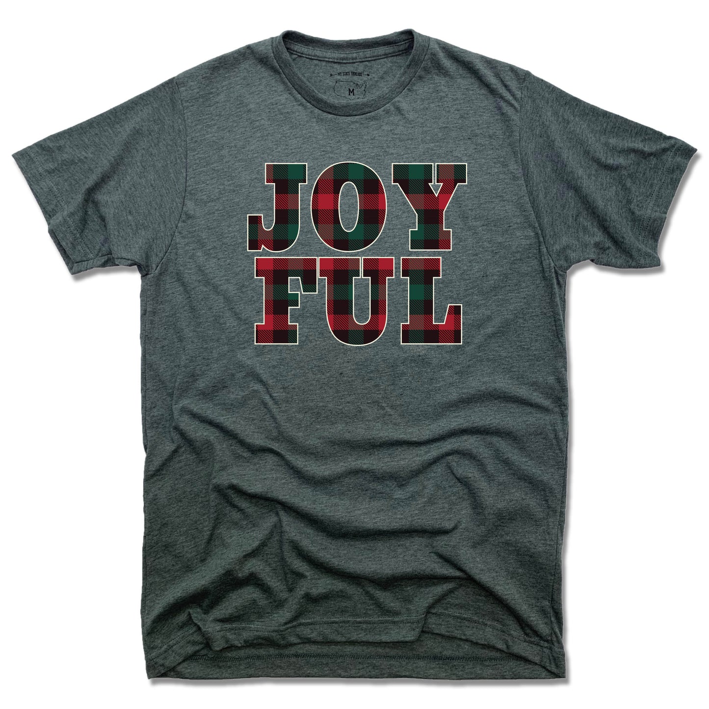 JOYFUL | UNISEX TEE | FLANNEL - My State Threads