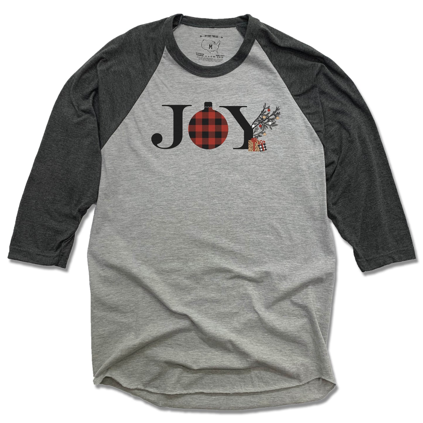 JOY | 3/4 SLEEVE | FLANNEL ORNAMENT