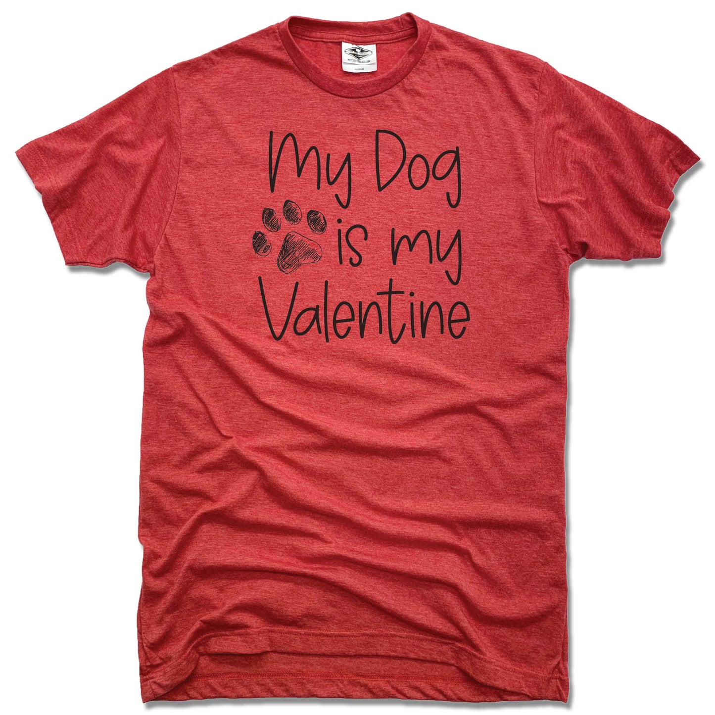 DOG | UNISEX RED TEE | VALENTINE