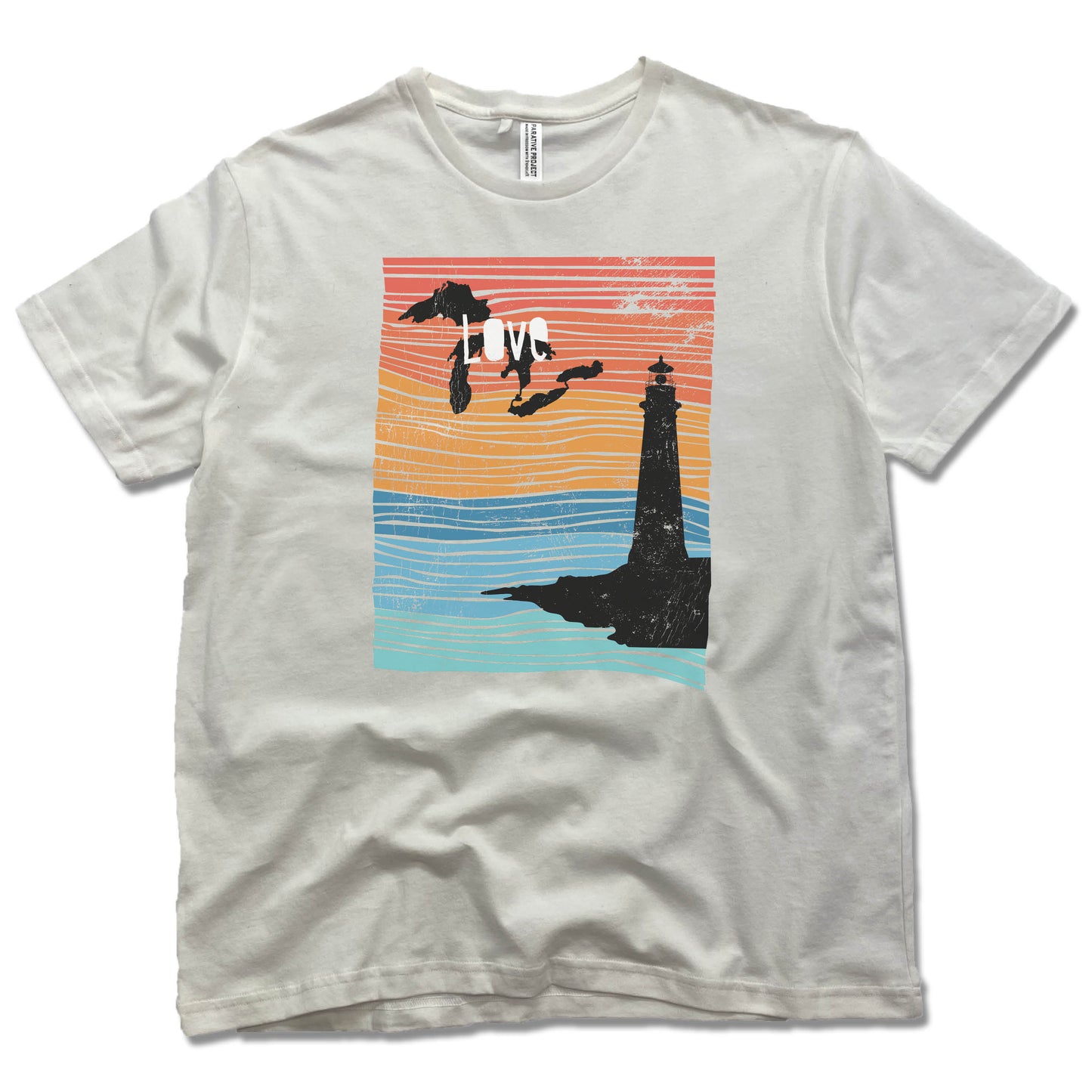 GREAT LAKES | PARATIVE PROJECT TEE | LOVE LINE ART