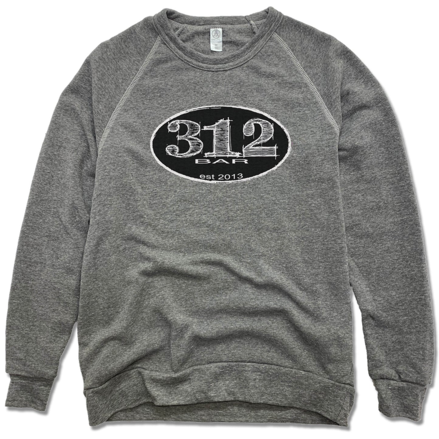 312 Bar | FLEECE SWEATSHIRT | BLACK LOGO