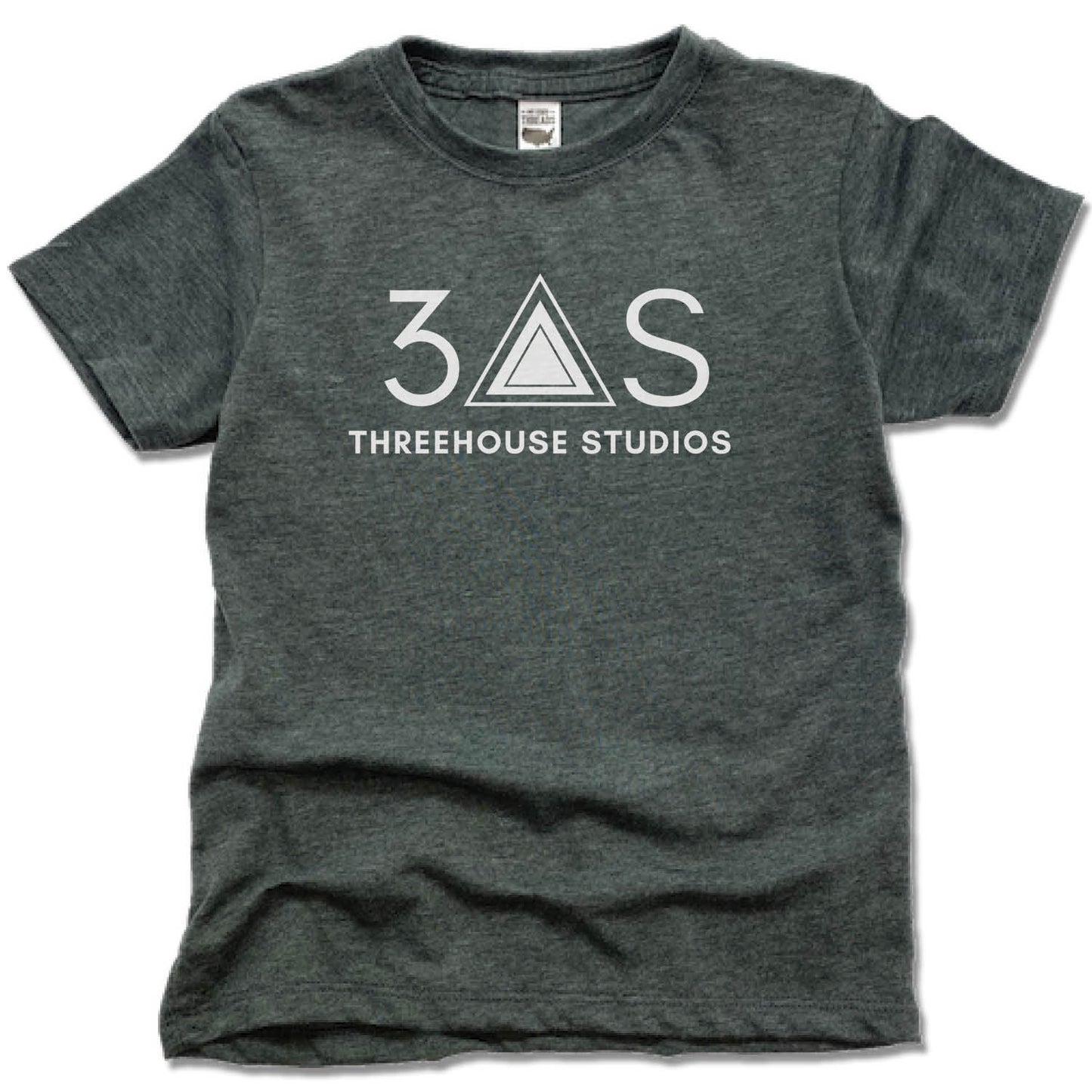 THREEHOUSE STUDIOS | KIDS TEE | WHITE LOGO