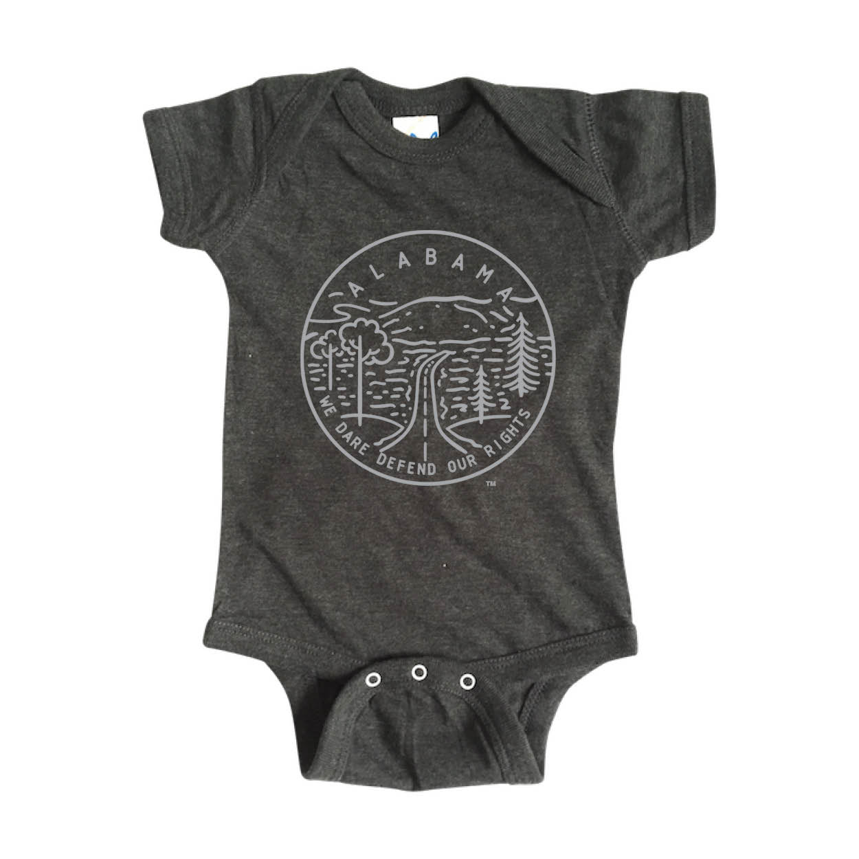 ALABAMA ONESIE | STATE SEAL | WE DARE DEFEND OUR RIGHTS