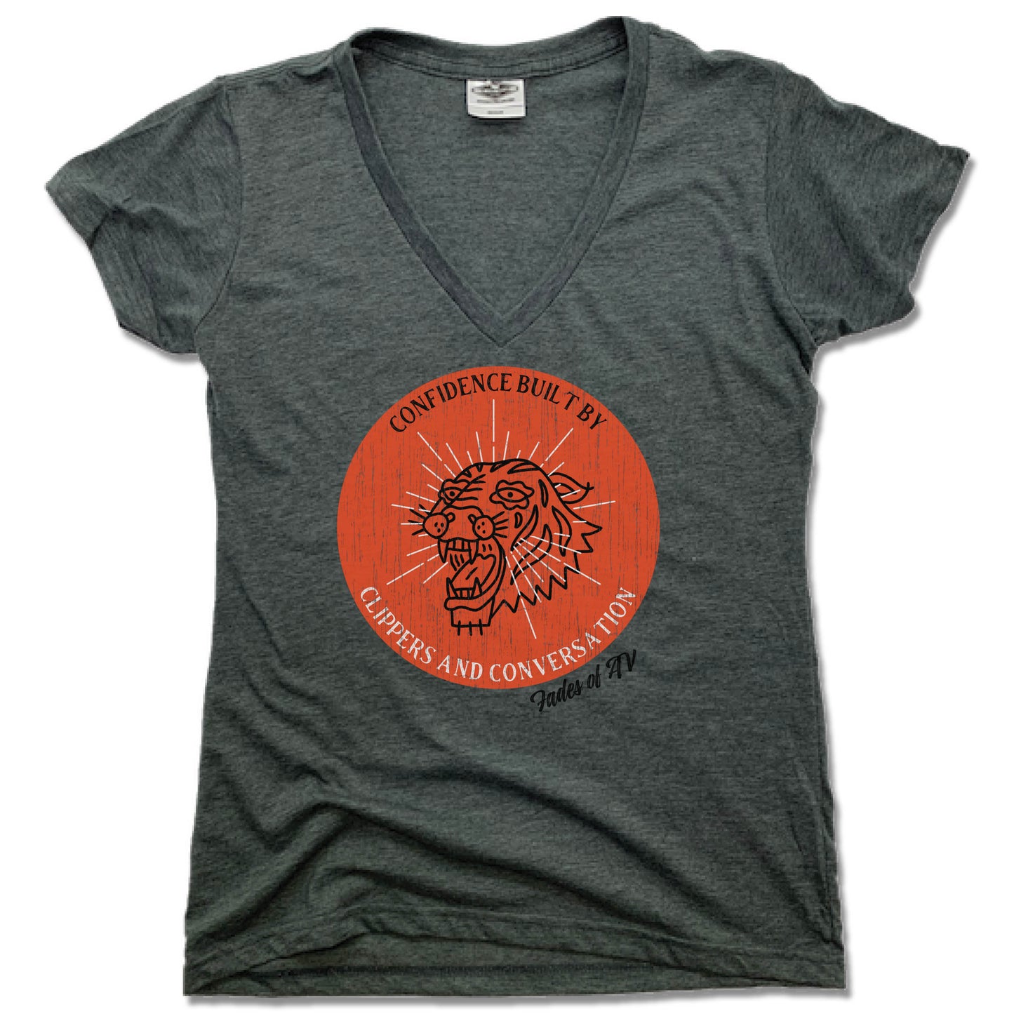 AV Beauty Bar | LADIES V-NECK | TIGER