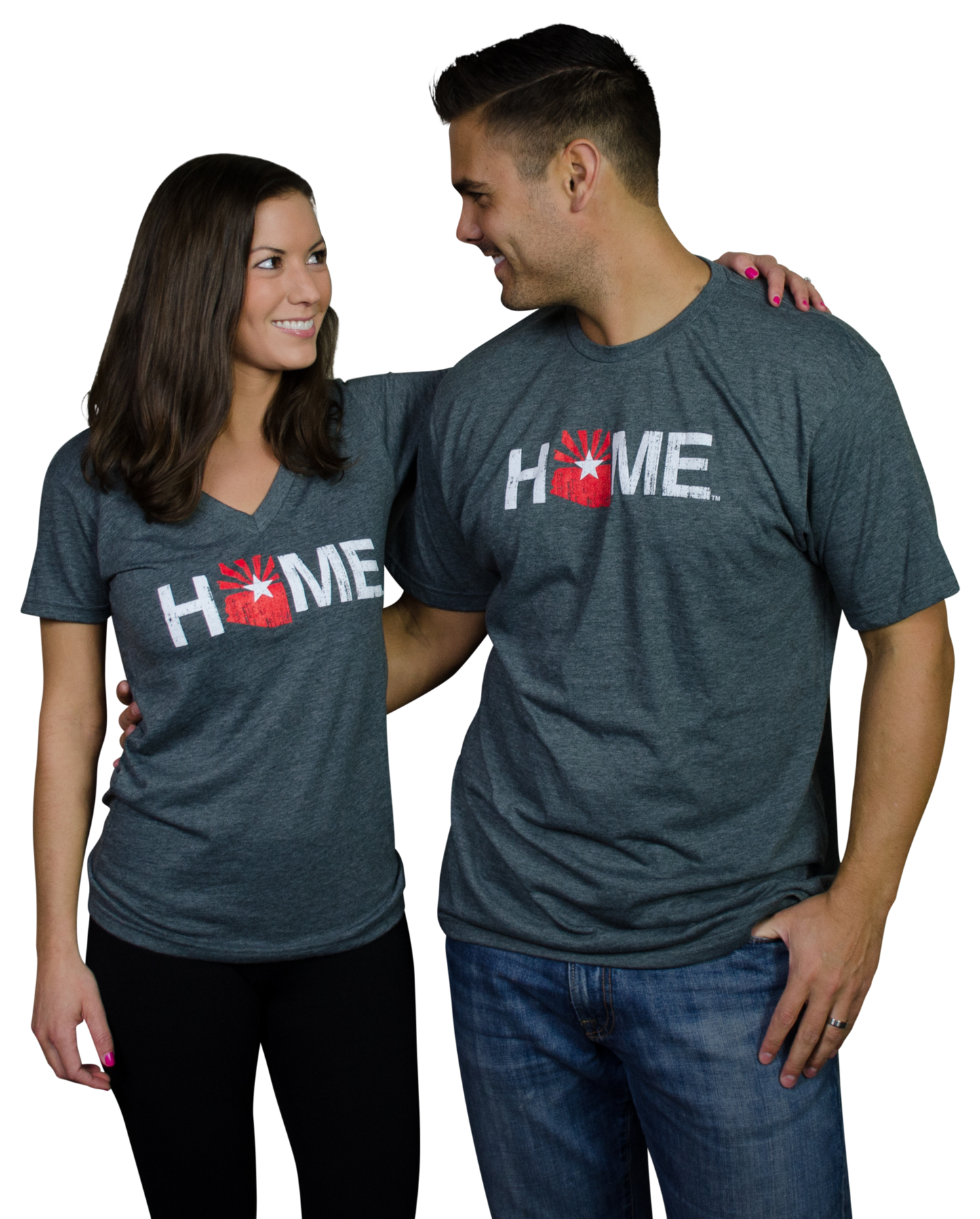 Ladies' Arizona V-Neck | Flag | Red