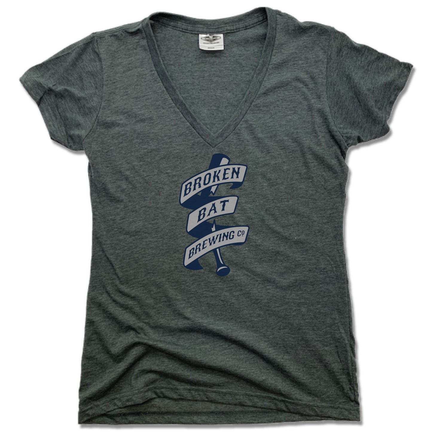 BROKEN BAT BREWING | LADIES V-NECK | LOGO