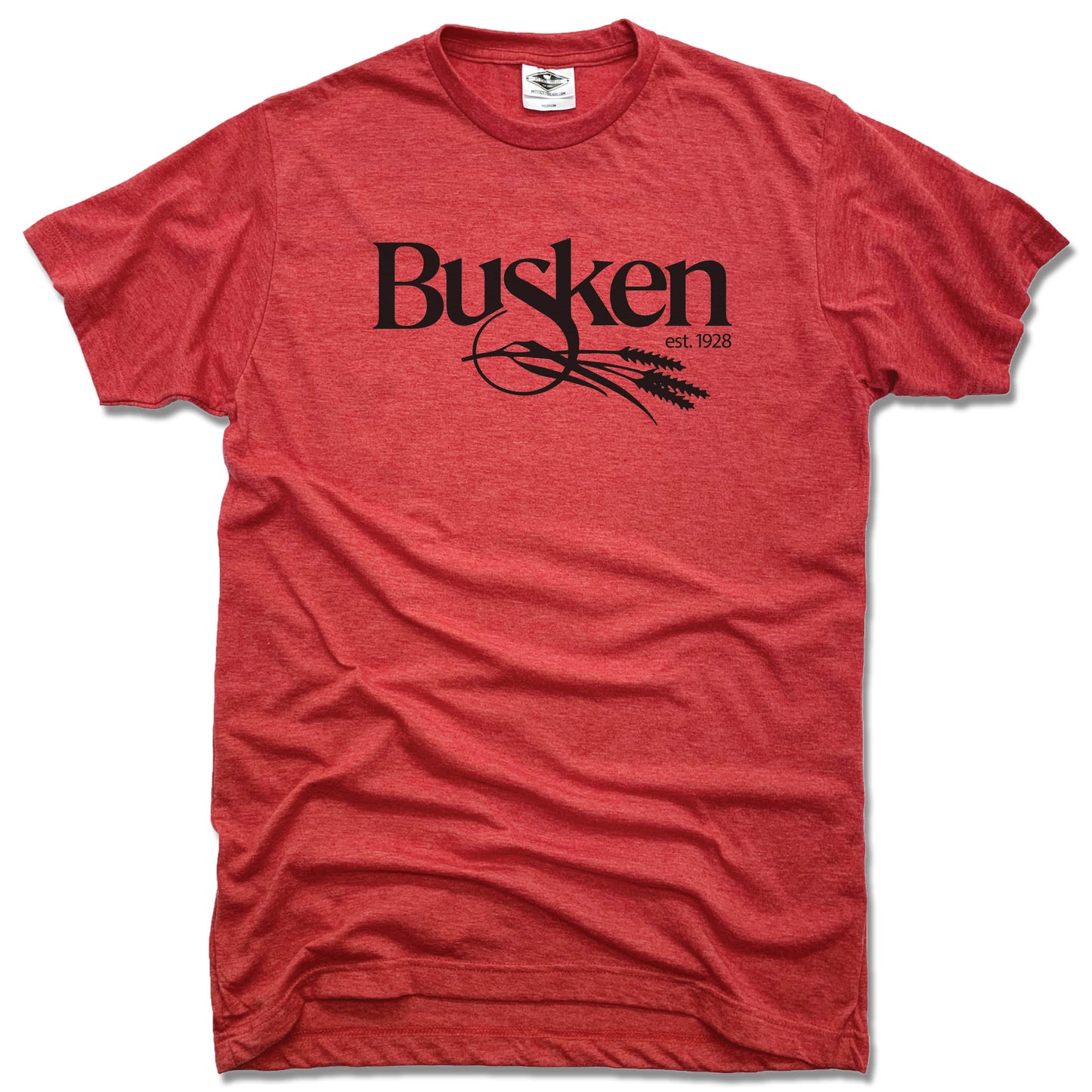 BUSKEN BAKERY | UNISEX RED TEE | LOGO