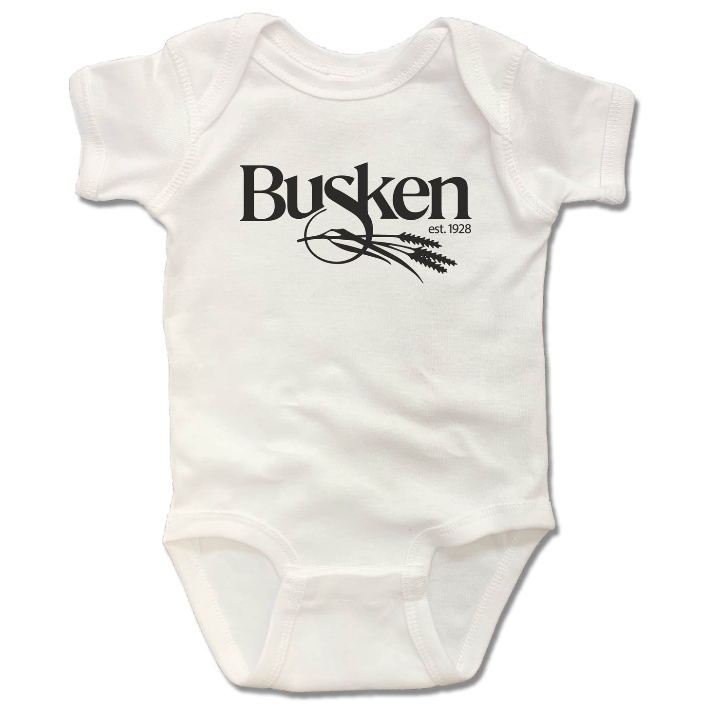 BUSKEN BAKERY | WHITE ONESIE | LOGO