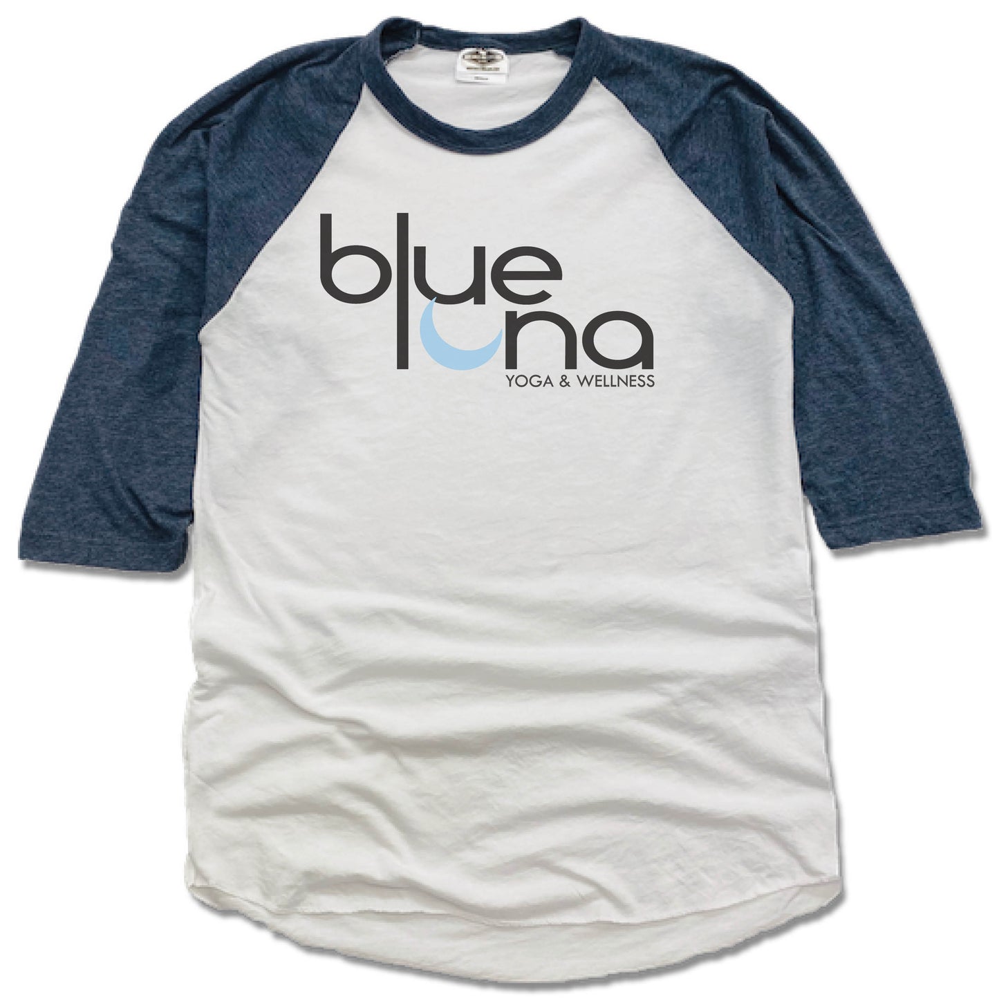 Blue Luna Yoga & Wellness | NAVY 3/4 SLEEVE | LOGO
