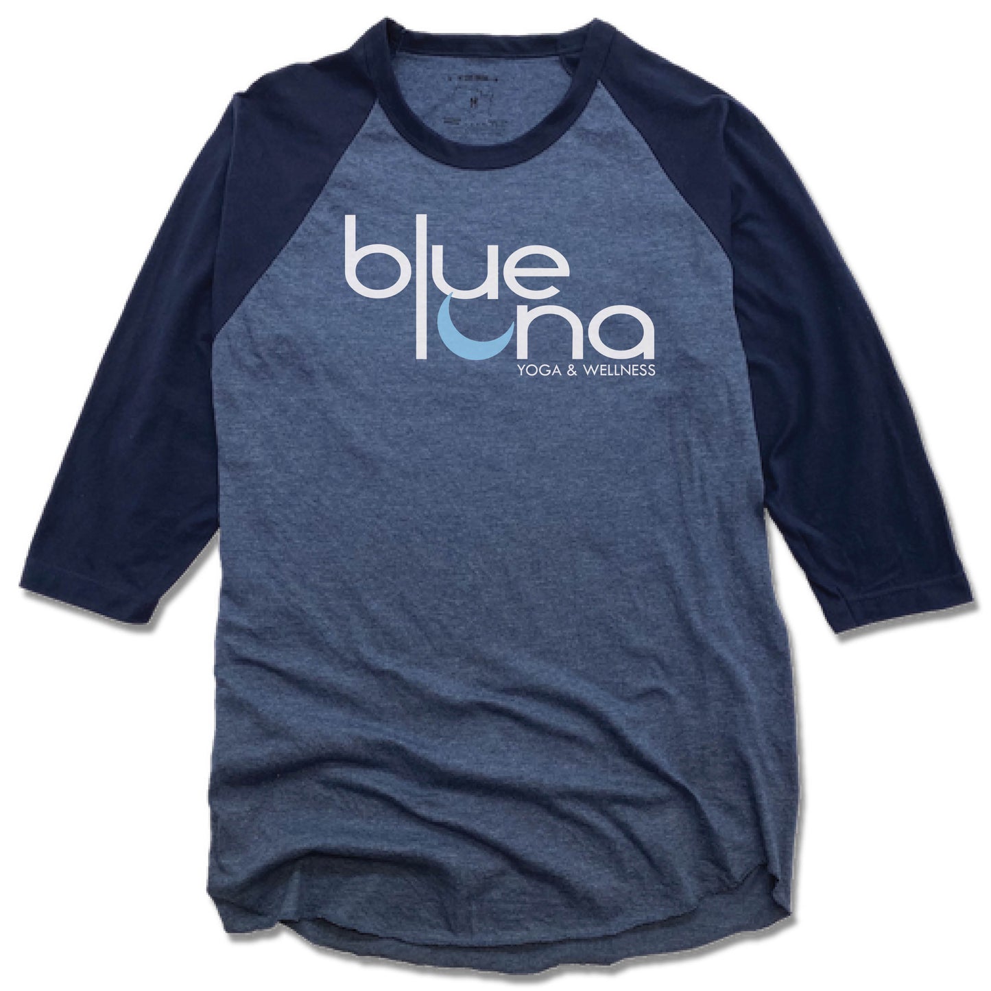 Blue Luna Yoga & Wellness | DENIM/NAVY 3/4 SLEEVE | LOGO