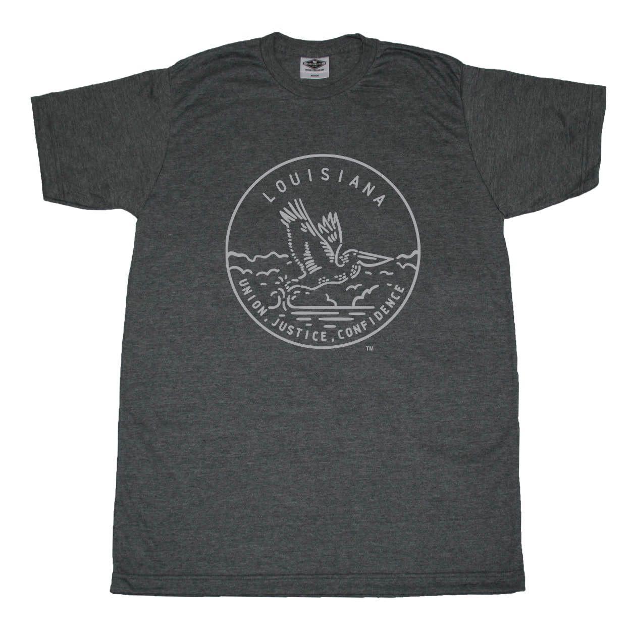 LOUISIANA TEE | STATE SEAL | UNION, JUSTICE, CONFIDENCE