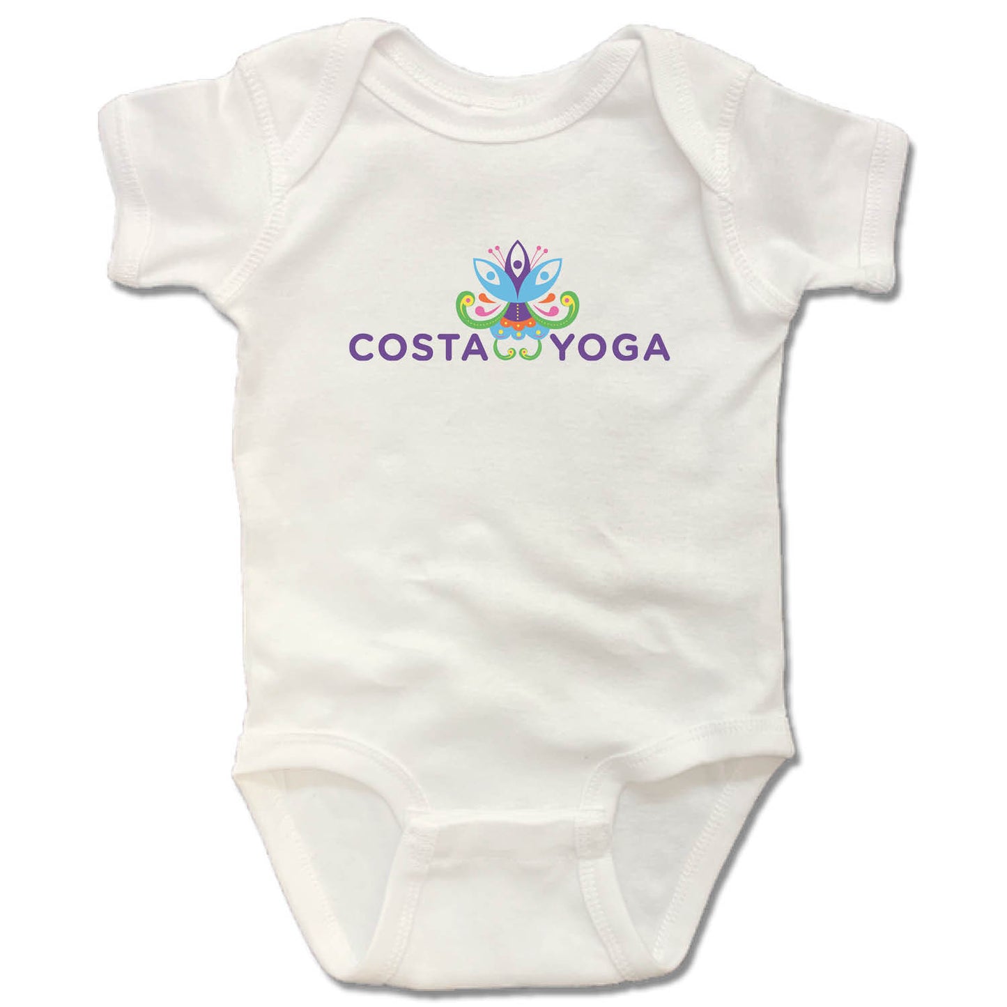 CABUYA LODGE | WHITE ONESIE | LOGO - My State Threads