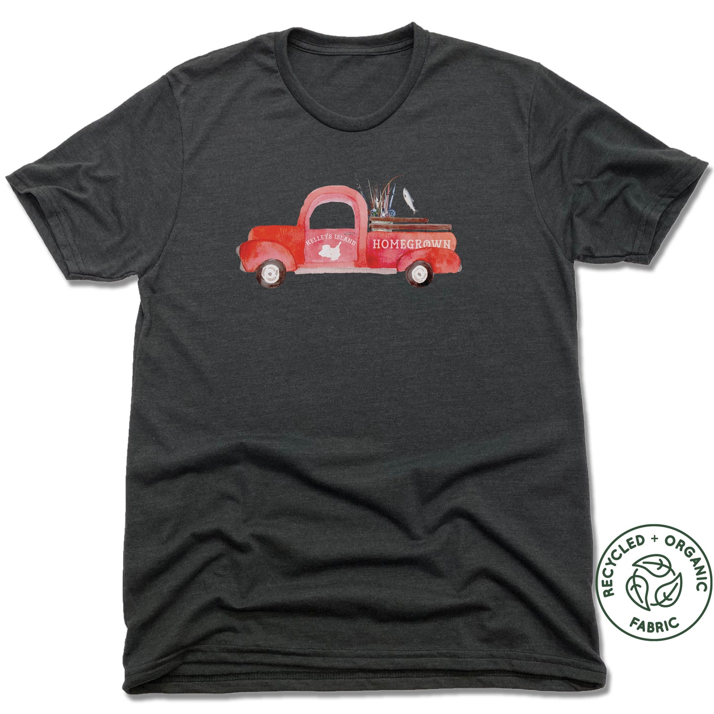 KELLEYS ISLAND | UNISEX BLACK Recycled Tri-Blend | TRUCK