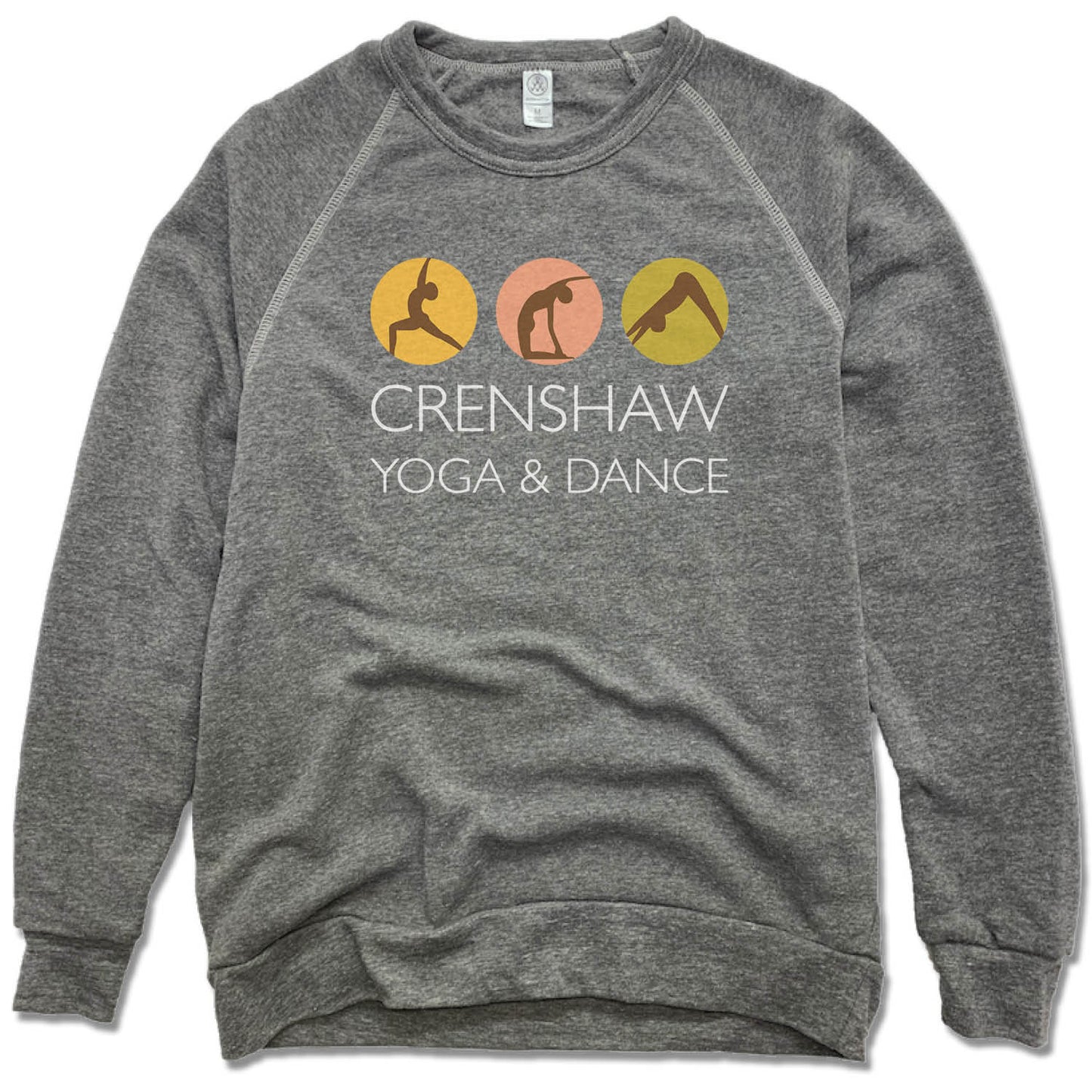CRENSHAW YOGA & DANCE | FLEECE SWEATSHIRT | WHITE LOGO