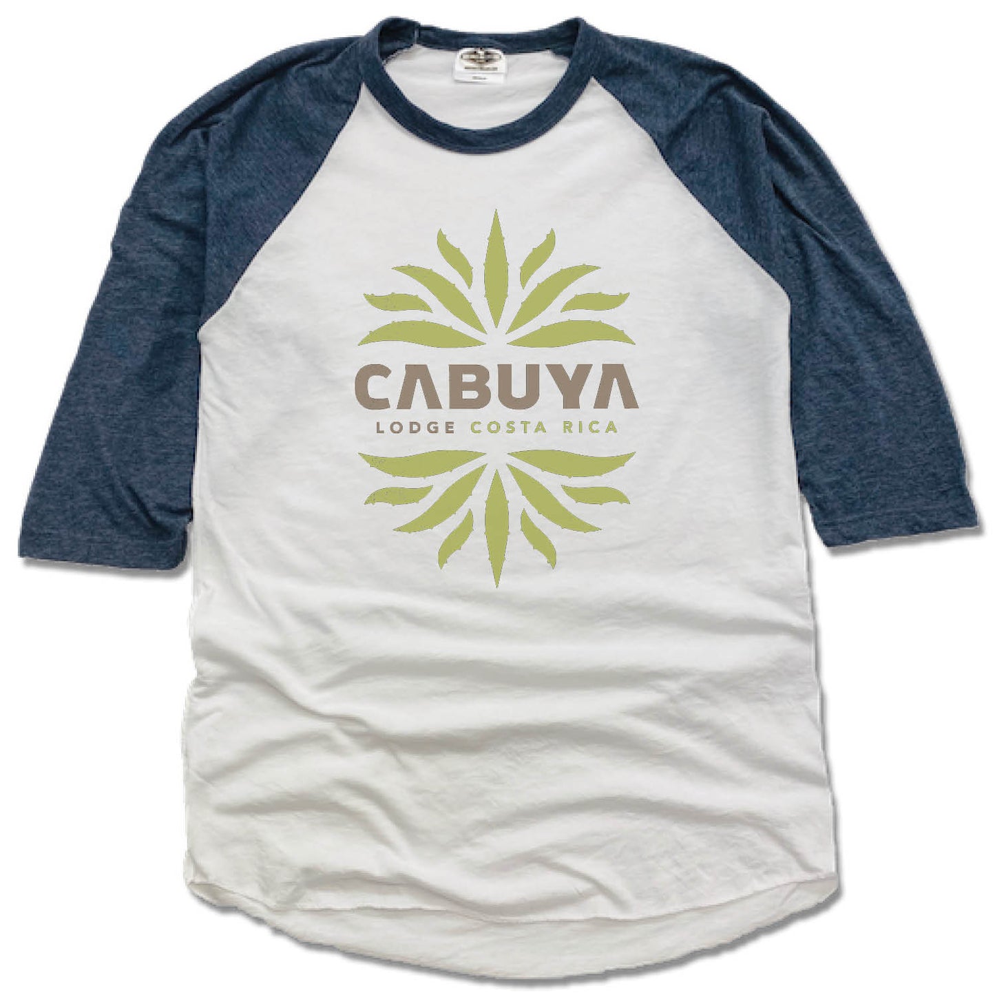 CABUYA LODGE | NAVY 3/4 SLEEVE | CABUYA LOGO - My State Threads