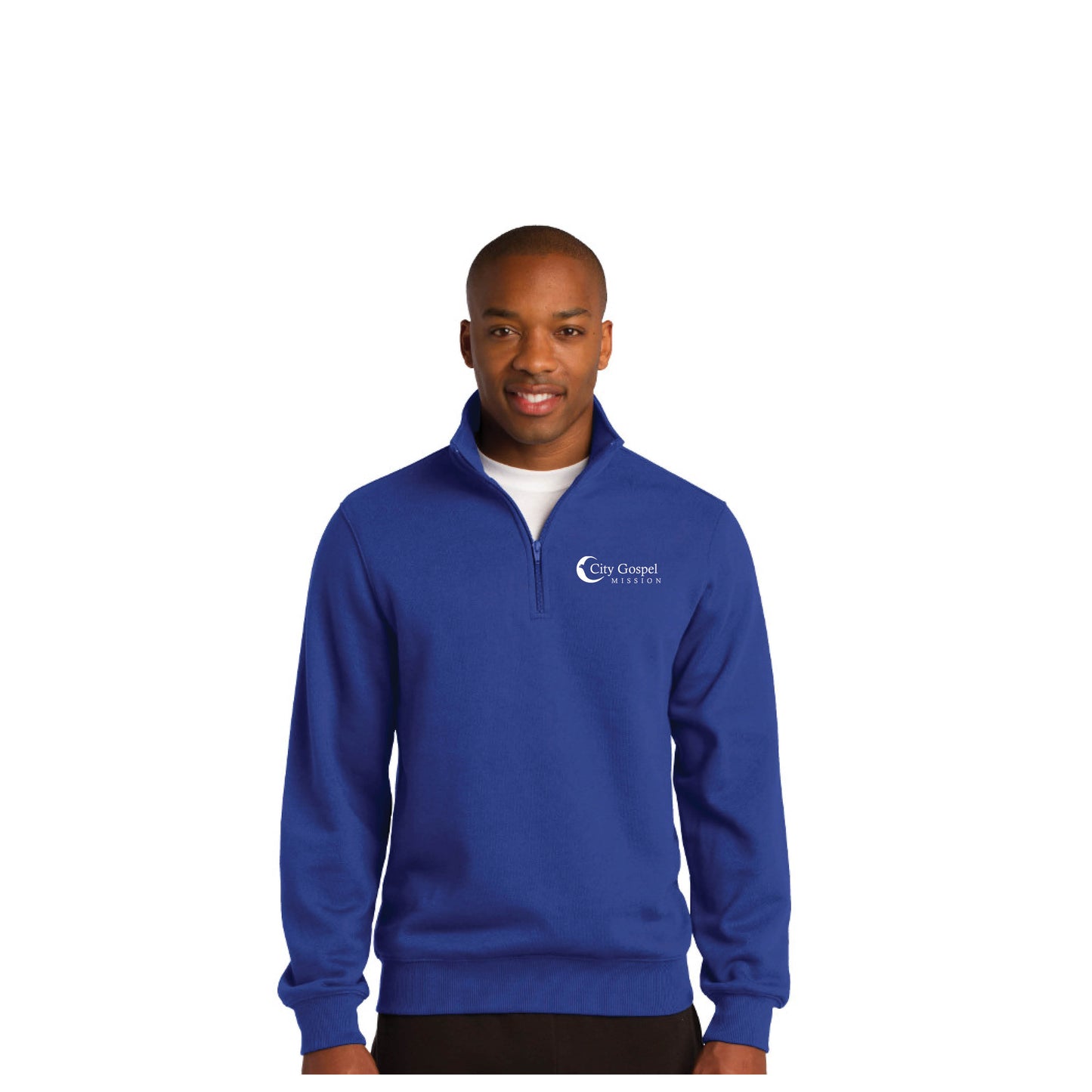 City Gospel Mission Quarter Zip Sweatshirt