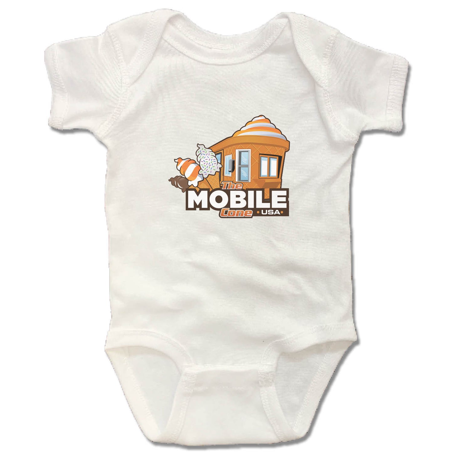 THE CONE | WHITE ONESIE | THE MOBILE CONE