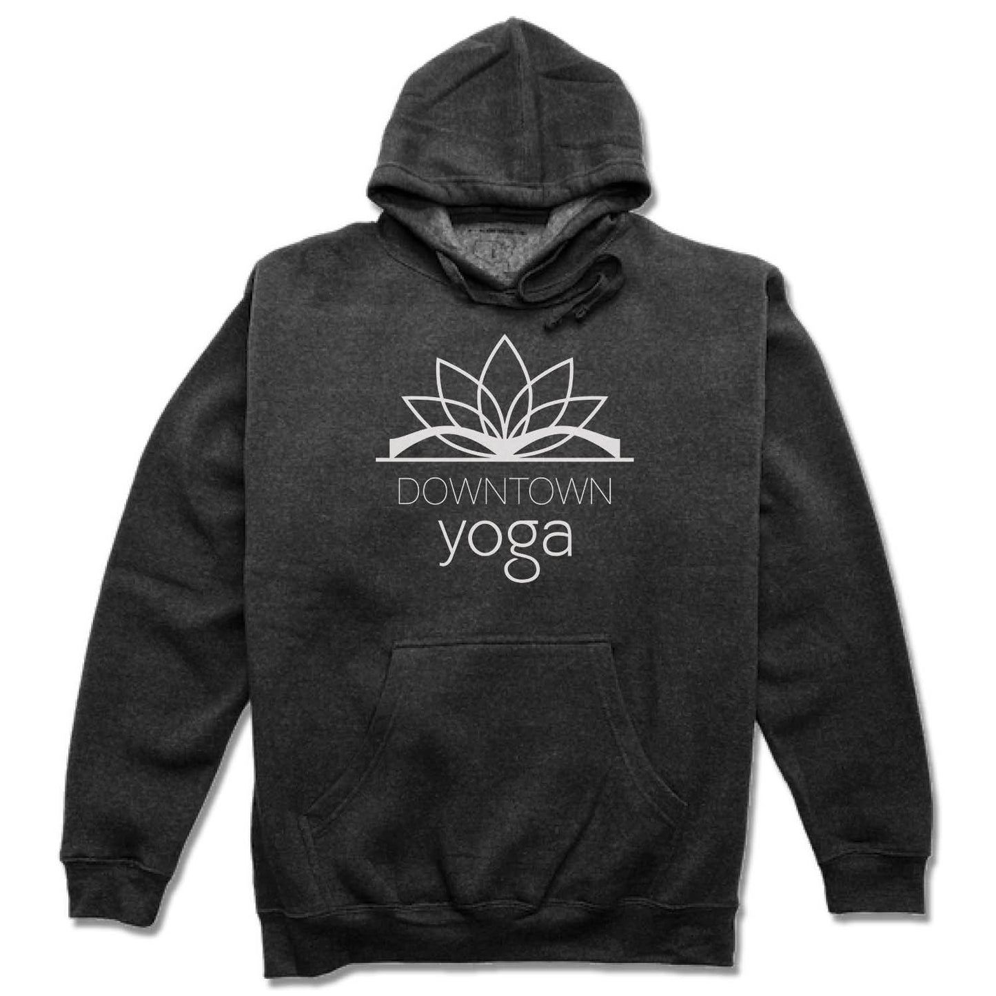 DOWNTOWN YOGA | HOODIE | WHITE LOGO