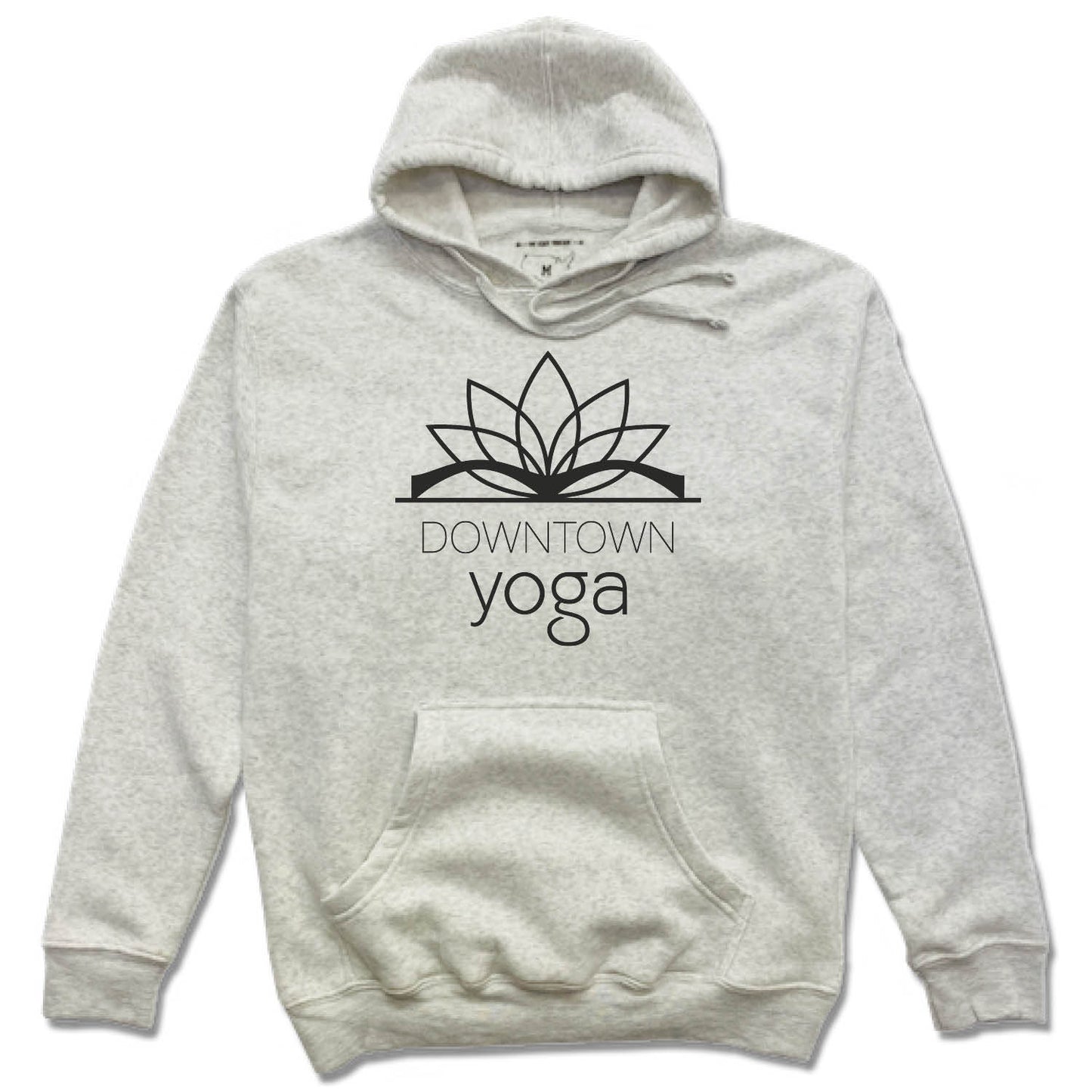 DOWNTOWN YOGA | HOODIE | BLACK LOGO