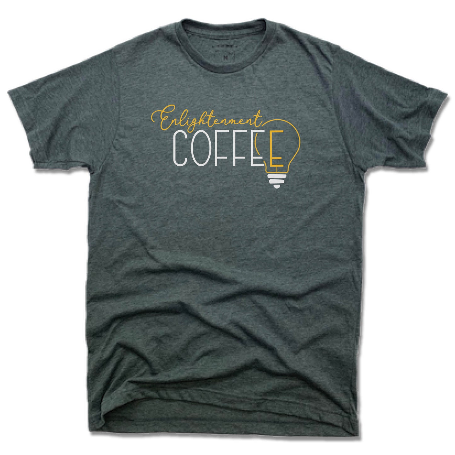 ENLIGHTENMENT COFFEE | UNISEX TEE | WHITE LOGO