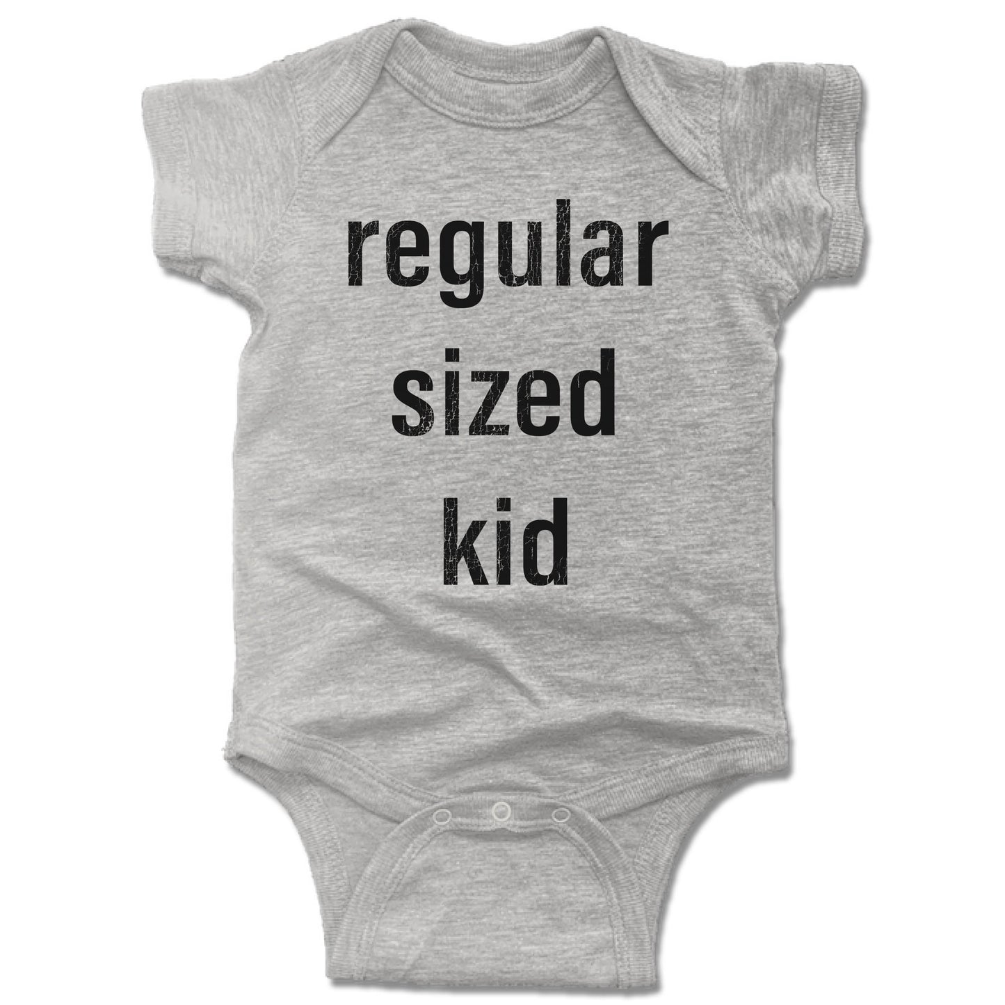 REGULAR SIZED KID | GRAY ONESIE | MATCHING