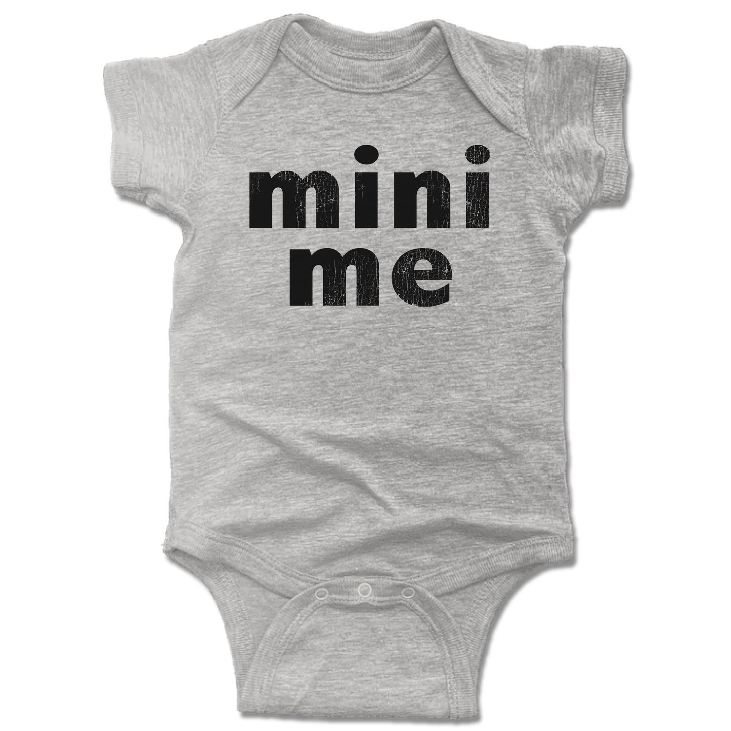 MINI ME | GRAY ONESIE | MATCHING