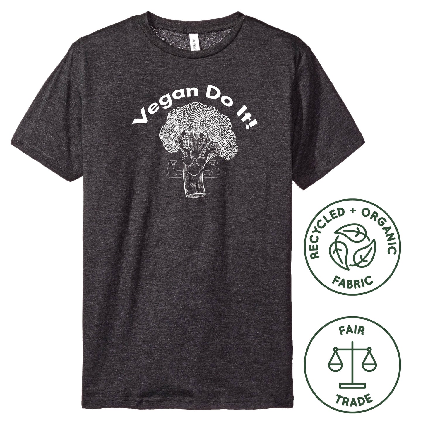 VEGAN DO IT - Recycled Poly/Organic Cotton Unisex Tee