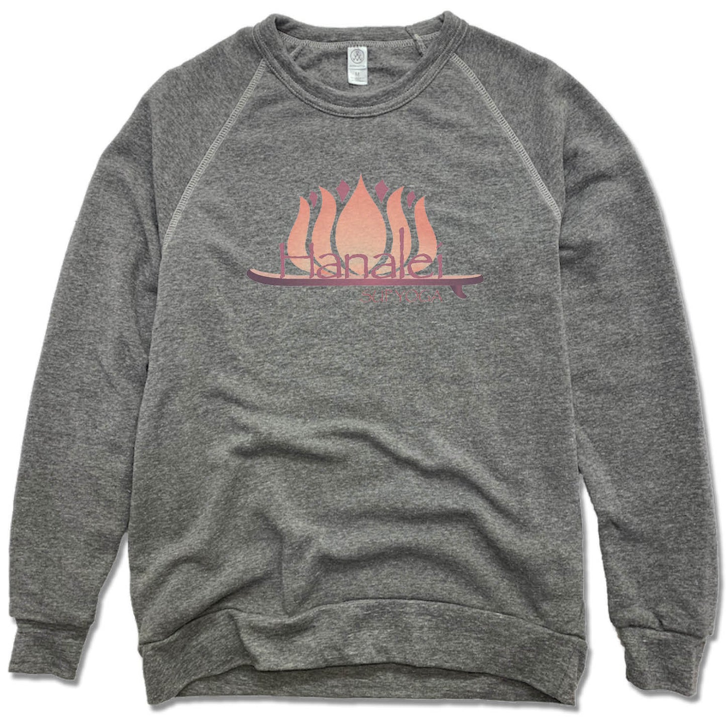 HANALEI SUP YOGA | FLEECE SWEATSHIRT | COLOR LOGO