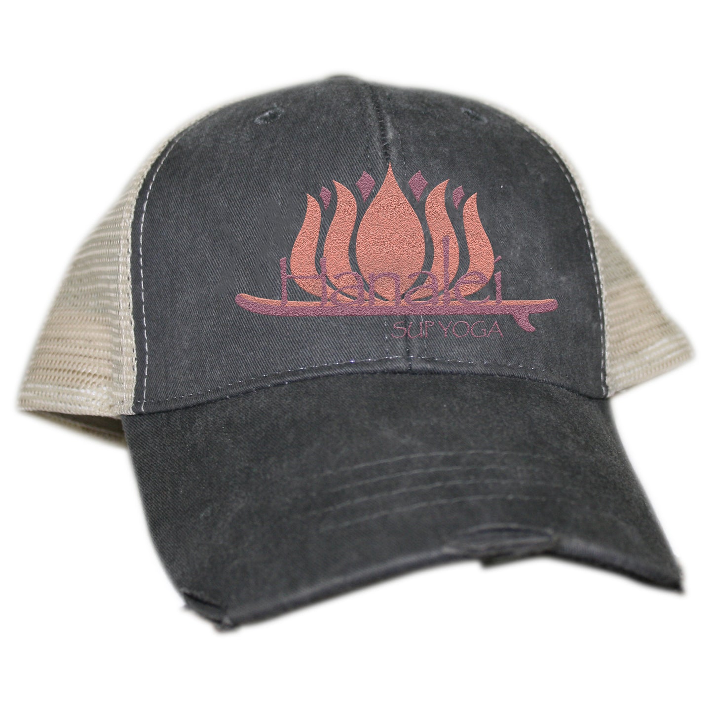 HANALEI SUP YOGA | EMBROIDERED MESH HAT | COLOR LOGO