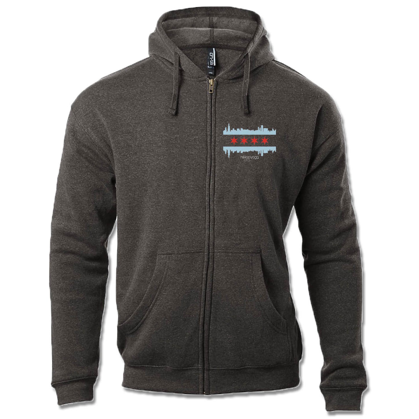 HILLTOP YOGA | ZIP HOODIE | FLAG