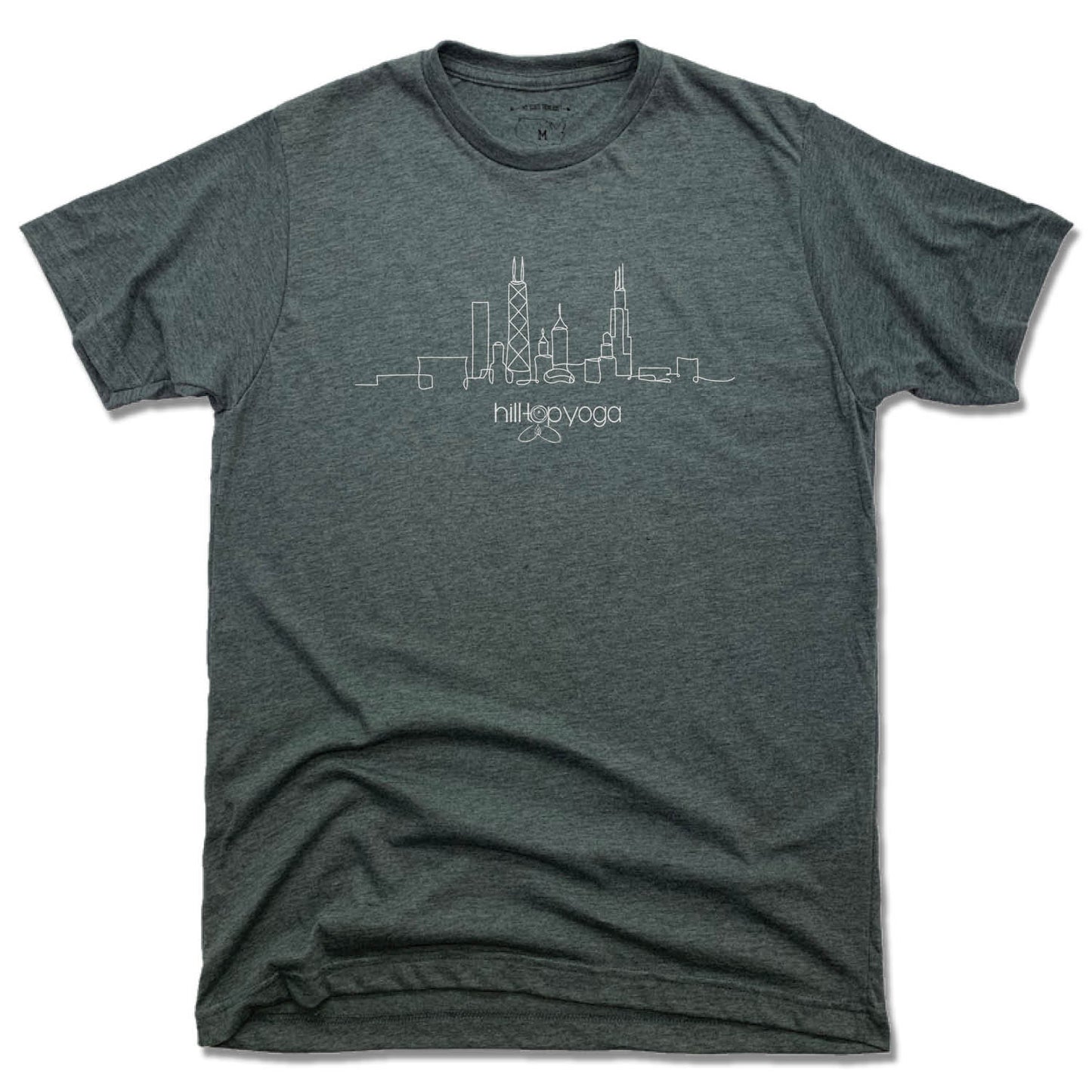 HILLTOP YOGA | UNISEX TEE | WHITE LOGO