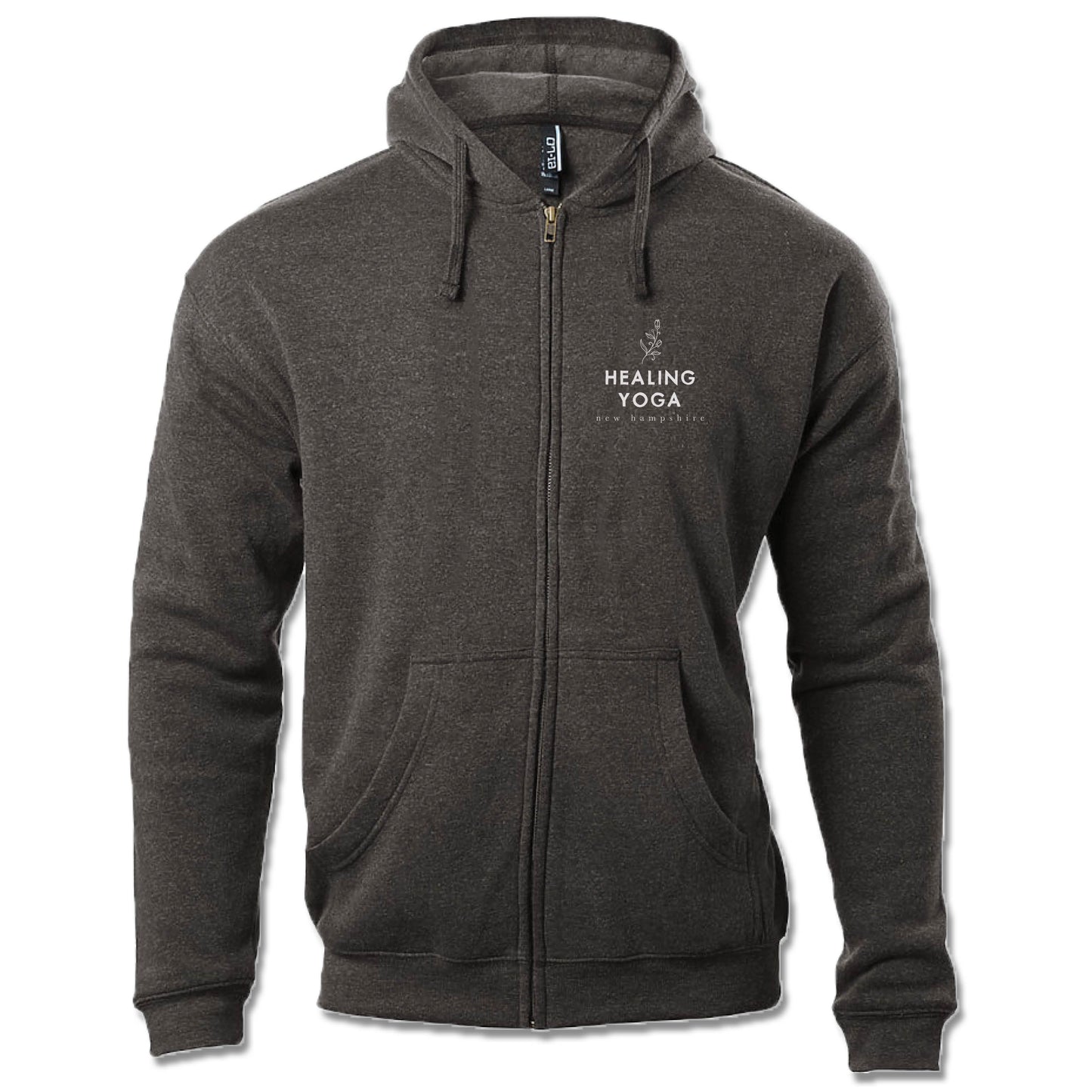 HEALING YOGA NEW HAMPSHIRE | HOODIE | WHITE LOGO