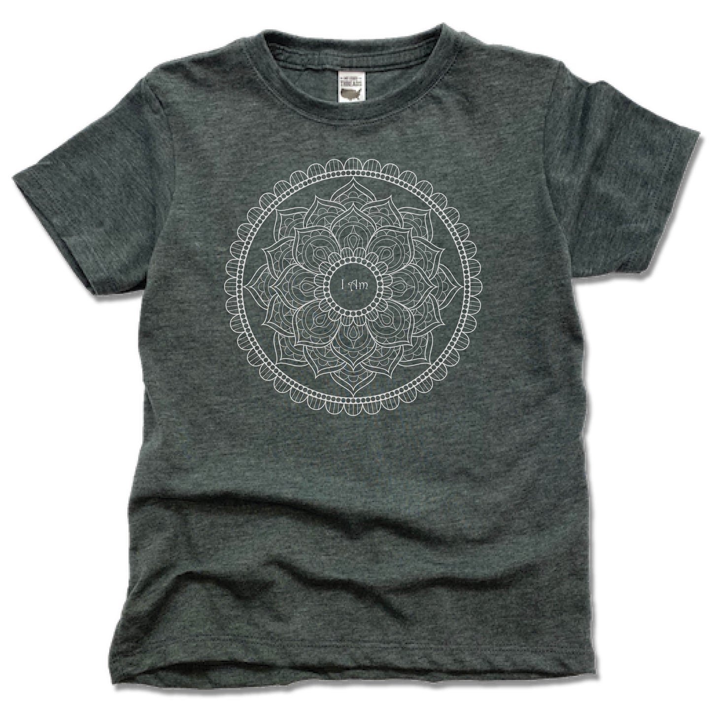 I AM YOGA PITTSBURGH | KIDS TEE | MONOGRAM WHITE - My State Threads