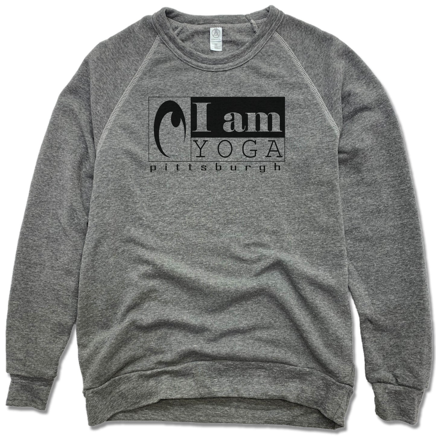 I AM YOGA PITTSBURGH | FLEECE SWEATSHIRT | BLACK LOGO