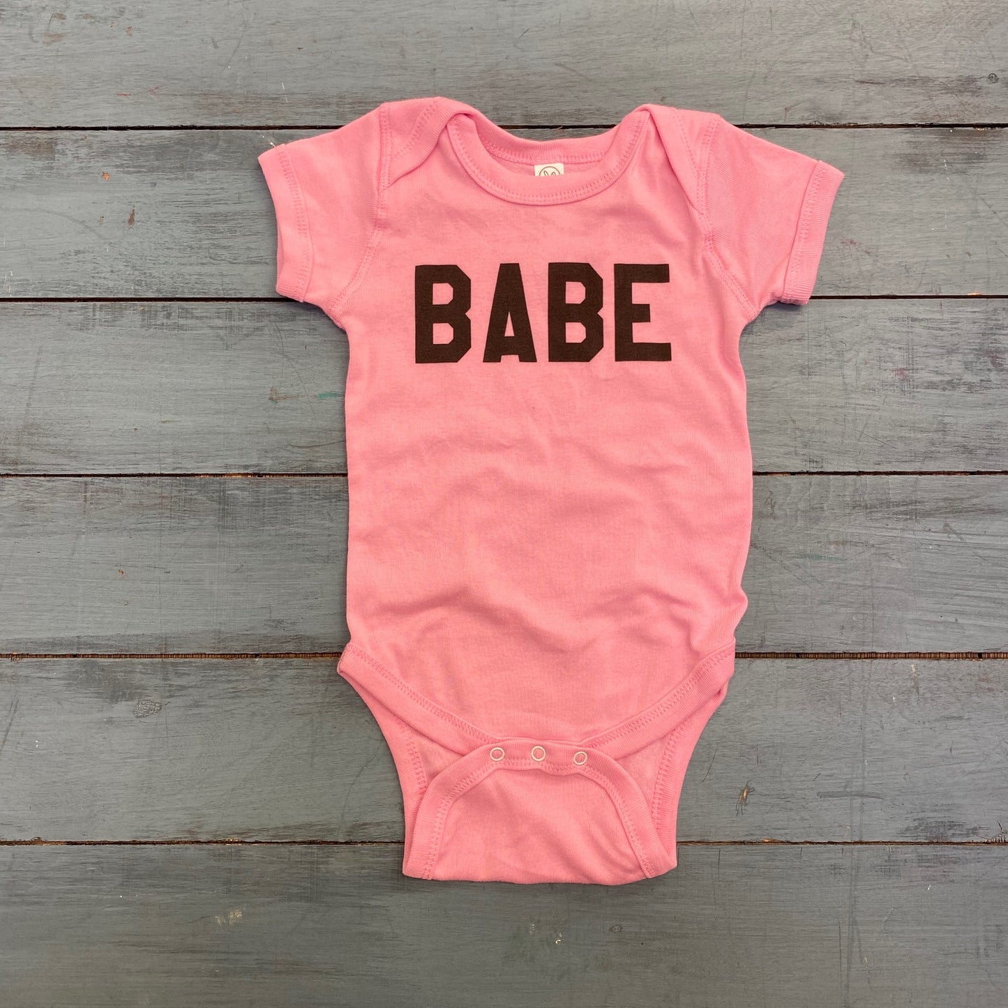 BABE | PINK ONESIE