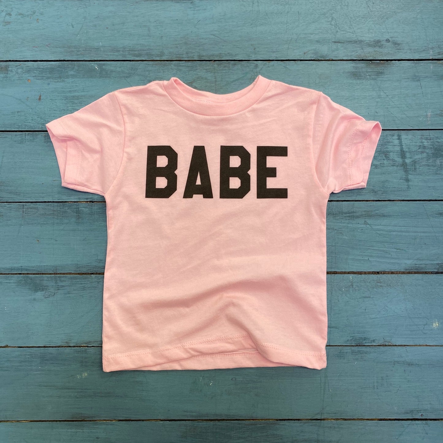 BABE | PINK KIDS TEE - My State Threads