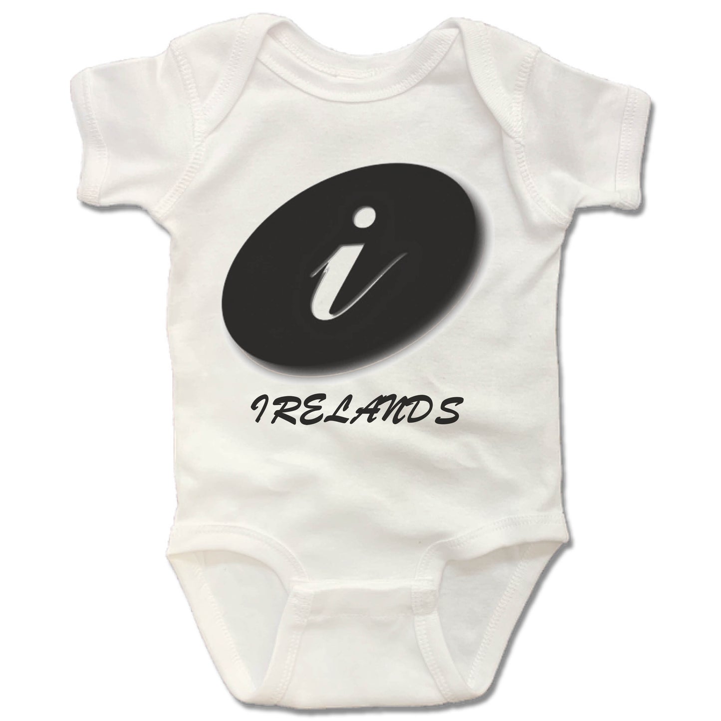IRELANDS SPA & SALON | WHITE ONESIE | LOGO