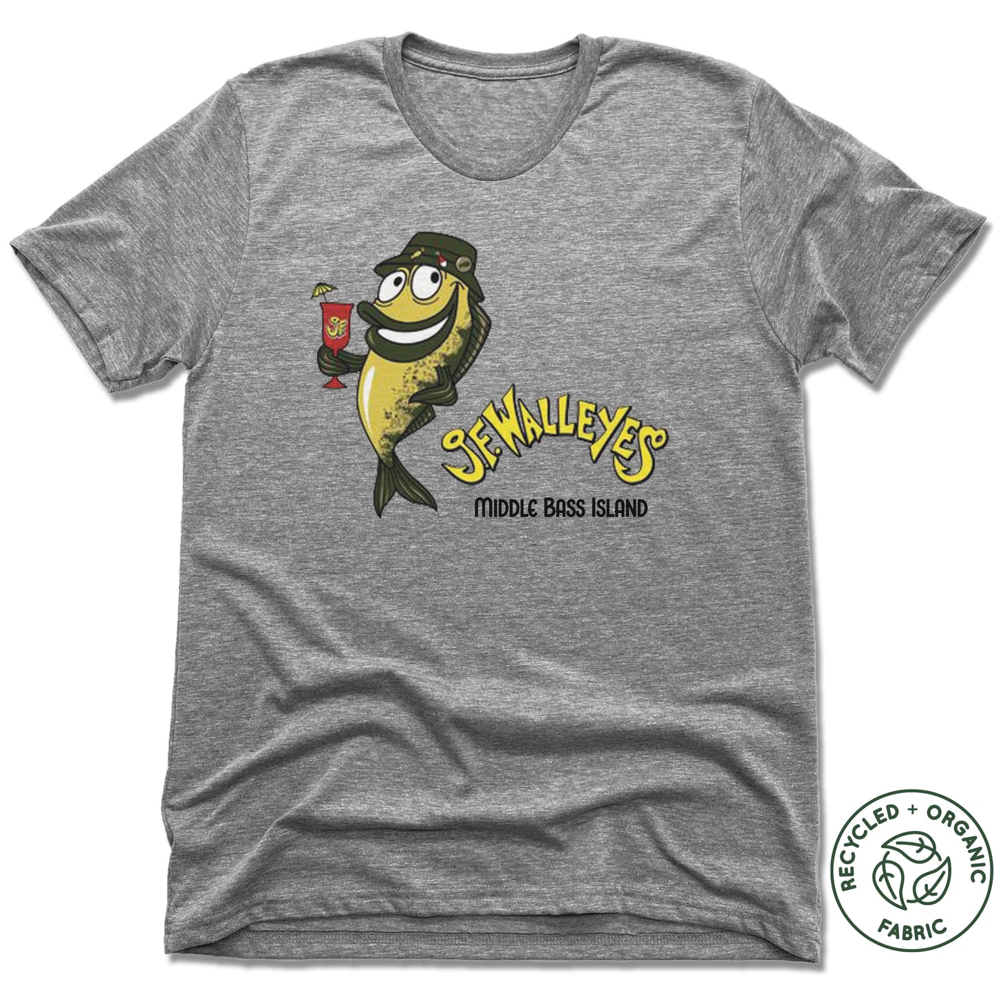 JF WALLEY'S | UNISEX GRAY Recycled Tri-Blend | DESIGN