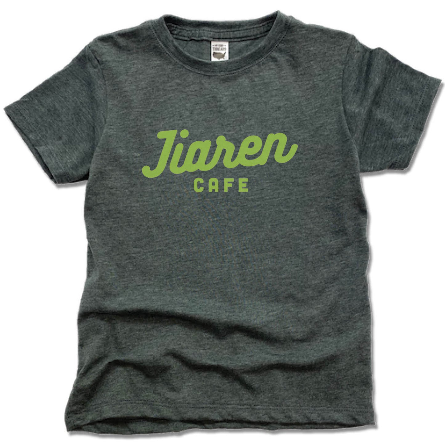 JIAREN CAFE | KIDS TEE | GREEN LOGO