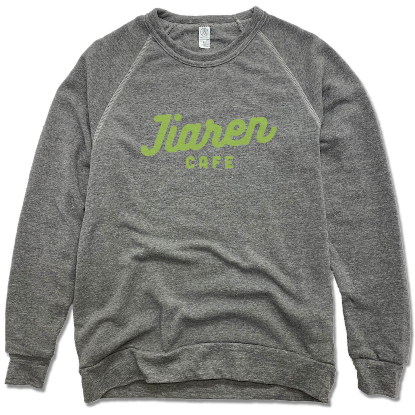 JIAREN CAFE | FLEECE SWEATSHIRT | GREEN LOGO