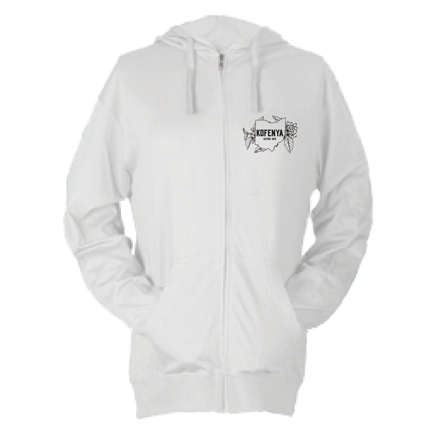 KOFENYA COFFEE | Lightweight Zip Hoodie | OXFORD OHIO