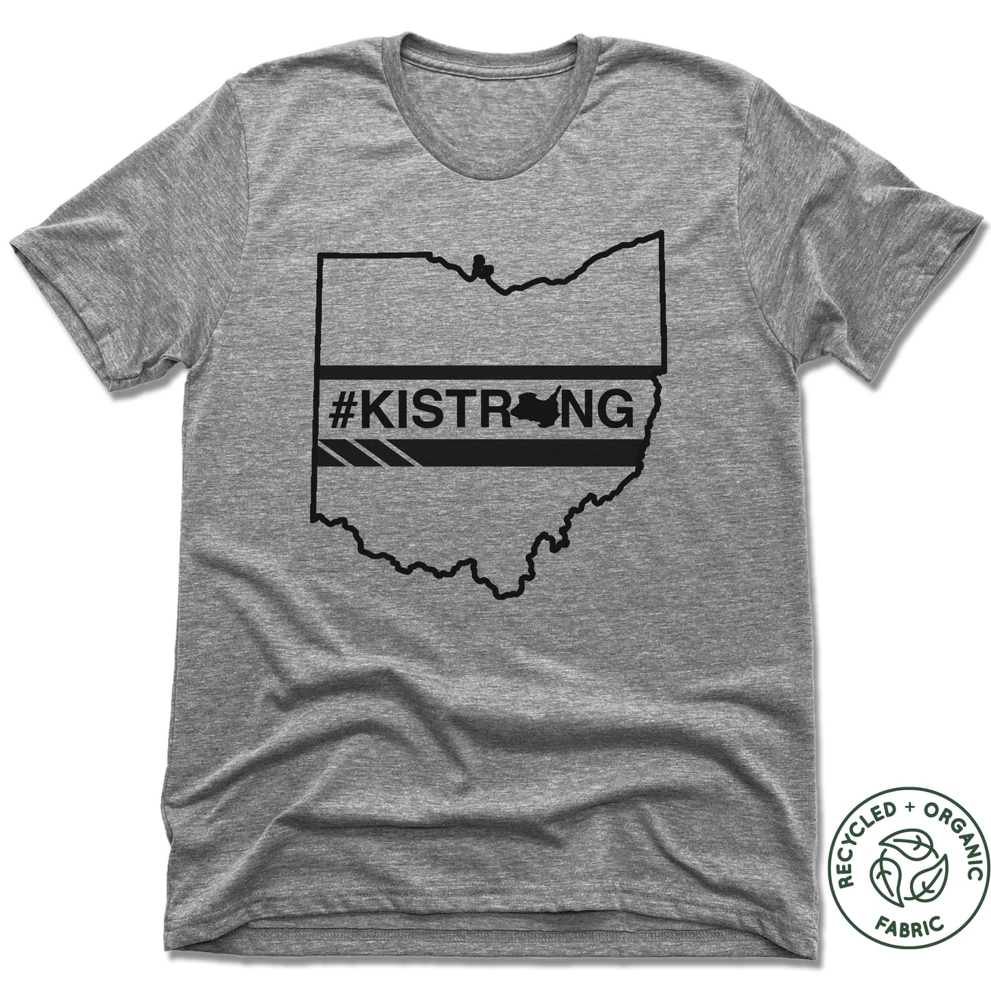 KELLEYS ISLAND | UNISEX GRAY Recycled Tri-Blend | KI STRONG
