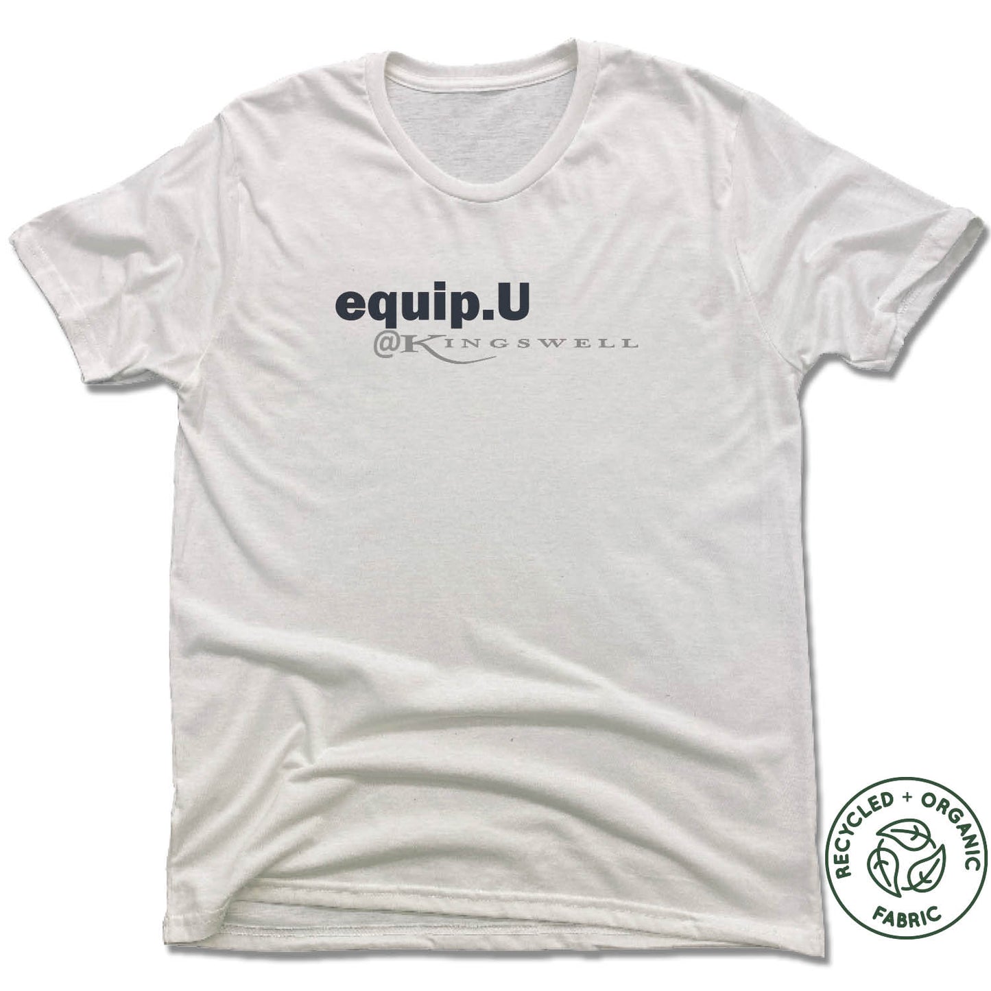 KINGSWELL | UNISEX WHITE Recycled Tri-Blend | equip.U