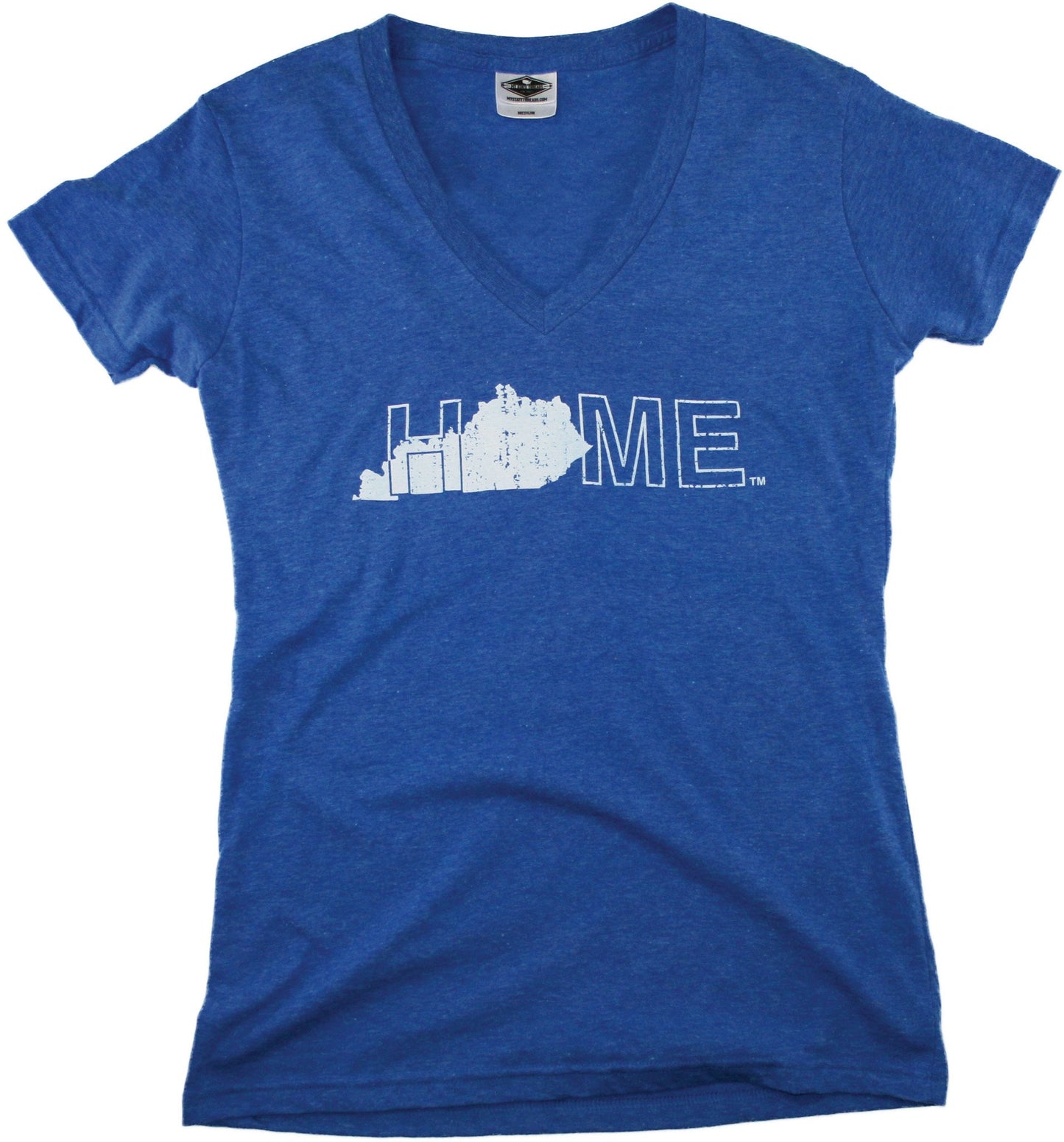 KENTUCKY LADIES BLUE TEE | HOME | WHITE - My State Threads