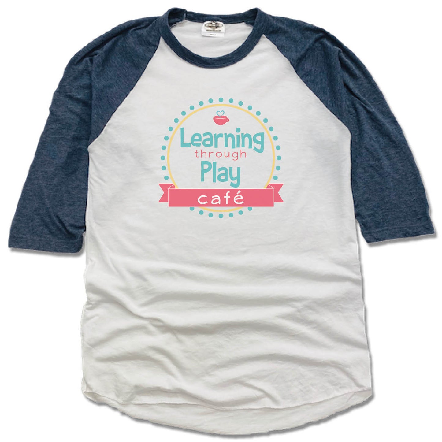 LEARNING THROUGH PLAY | NVY 3/4 SLEEVE | LOGO