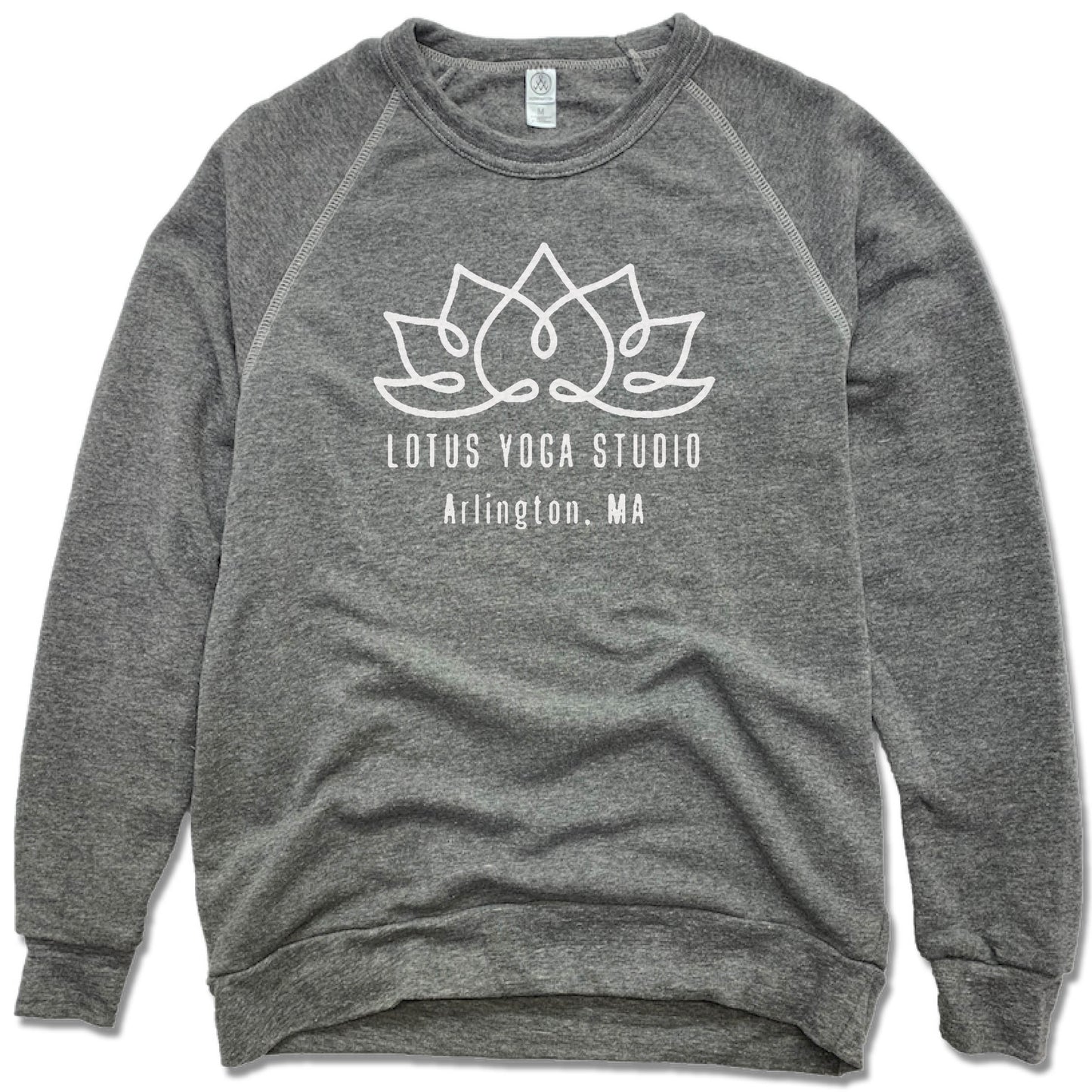 LOTUS YOGA STUDIO | FLEECE SWEATSHIRT | WHITE LOGO