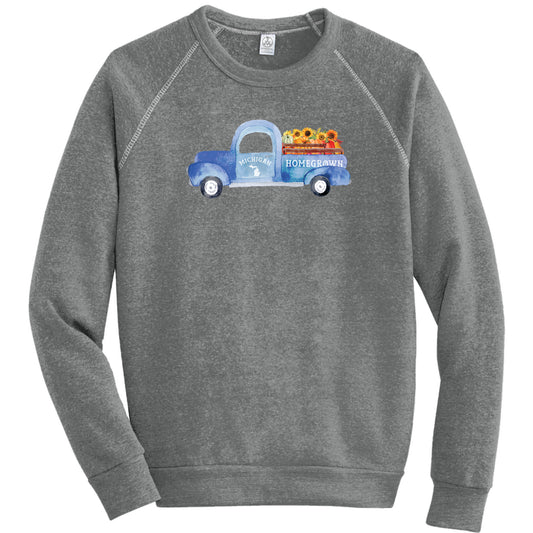 Michigan Fall Homegrown Truck - Fleece Sweatshirt