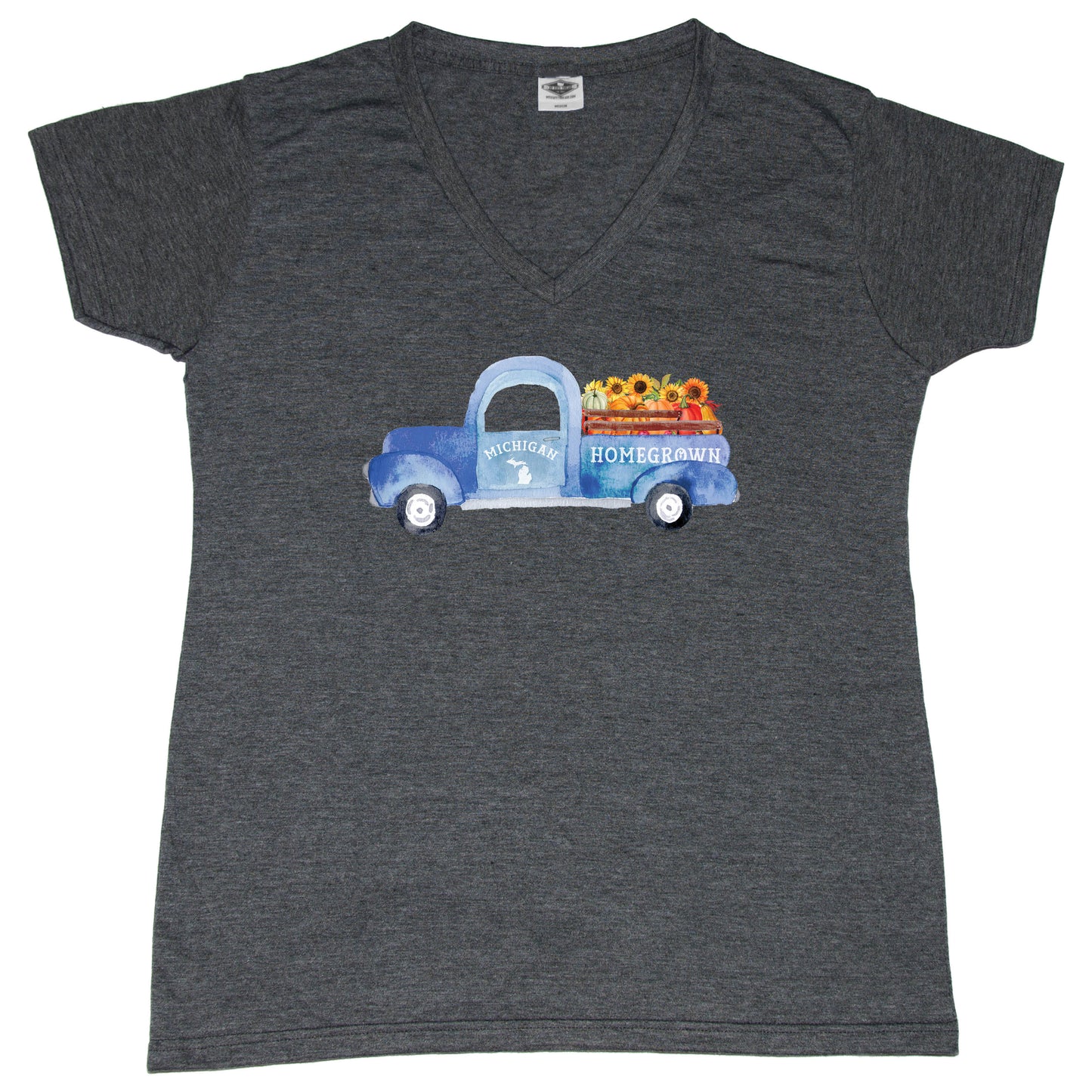 Michigan Fall Homegrown Truck - Ladies' Tee