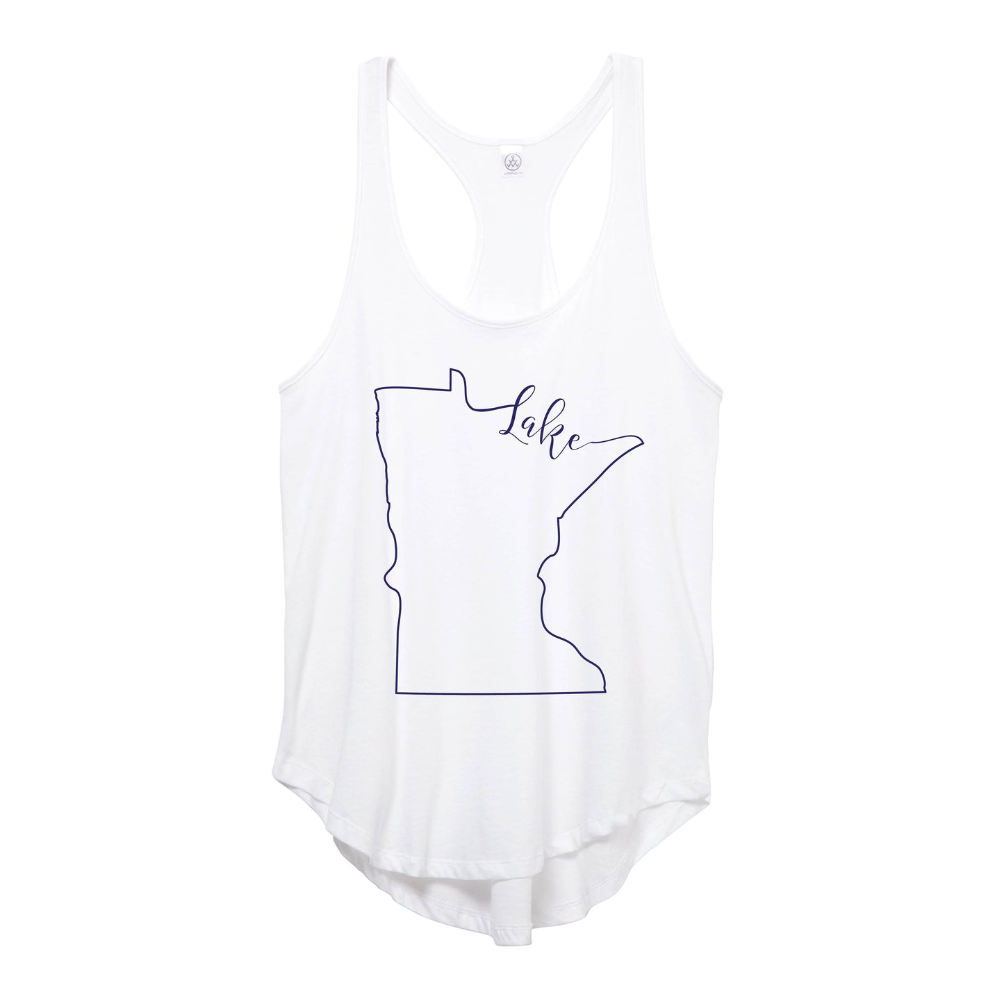 Minnesota Lake Calligraphy - Ladies' Tank